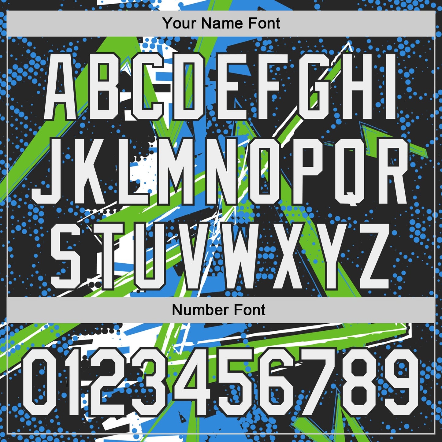 Custom Black White-Aurora Green Geometric Shards Dot Grid Authentic Baseball Jersey view 5