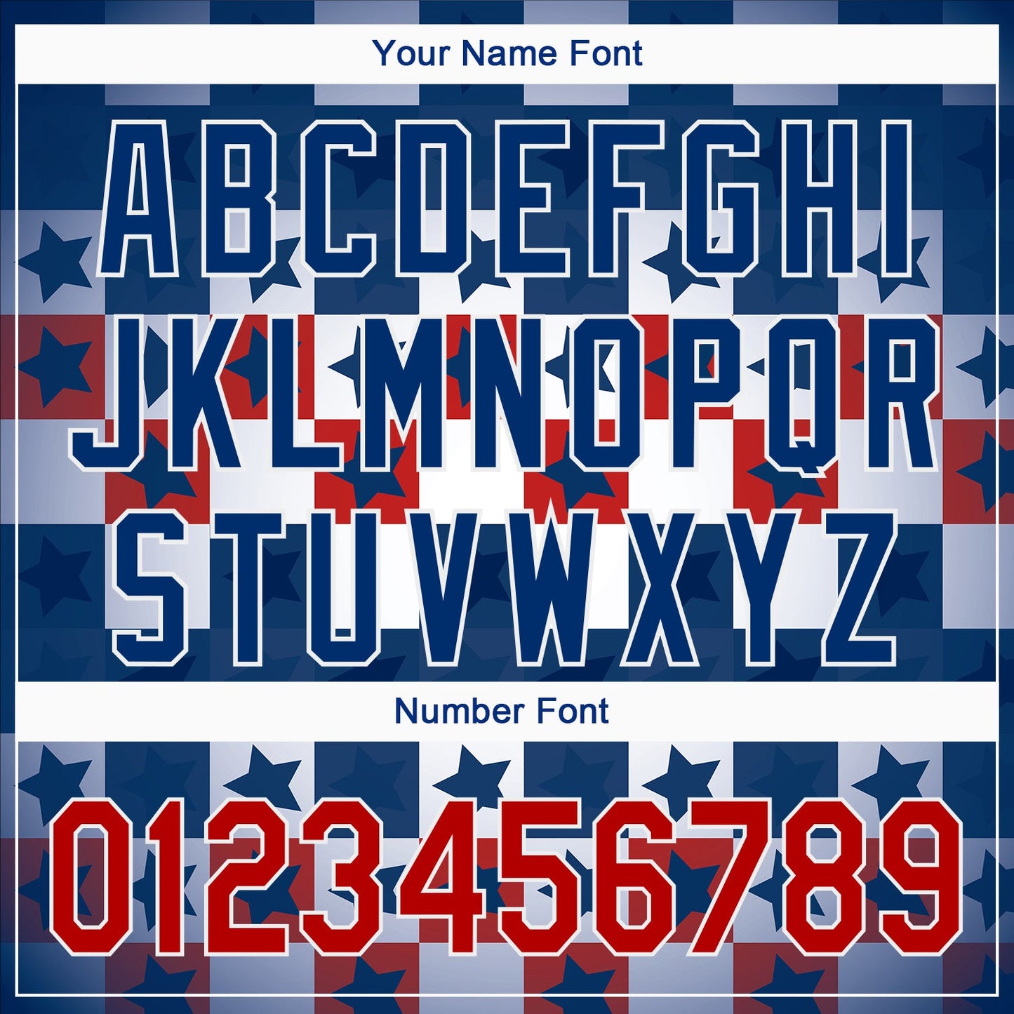 Custom Royal Red-White 3D American Flag Authentic Baseball Jersey view 5