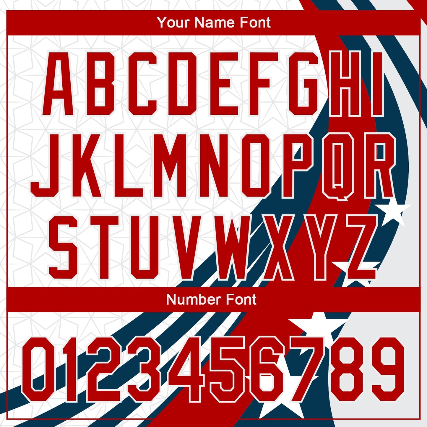 Custom White Red 3D American Flag Authentic Baseball Jersey view 5