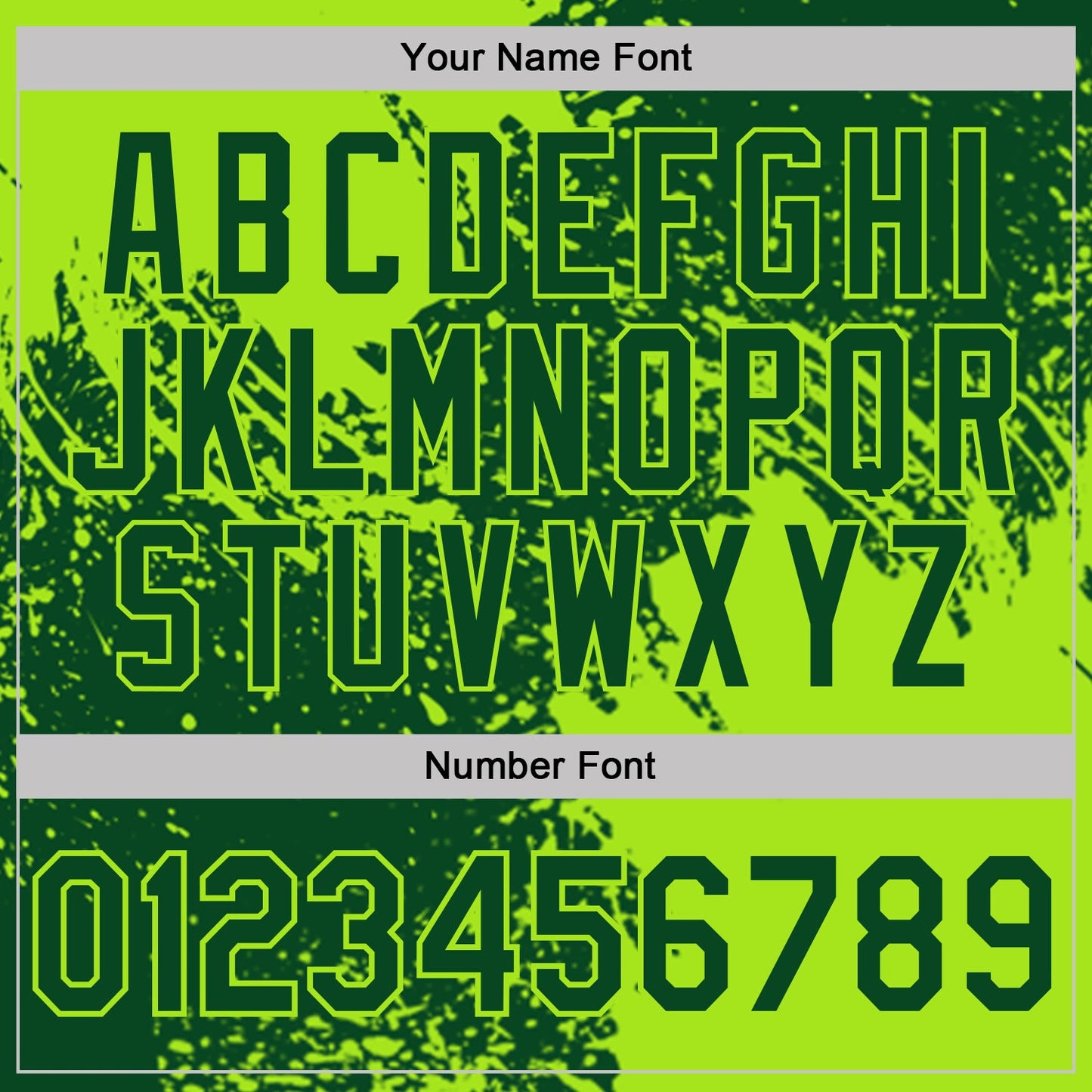 Custom Green-Neon Green Abstract Brush Stroke Performance T-Shirt view 4