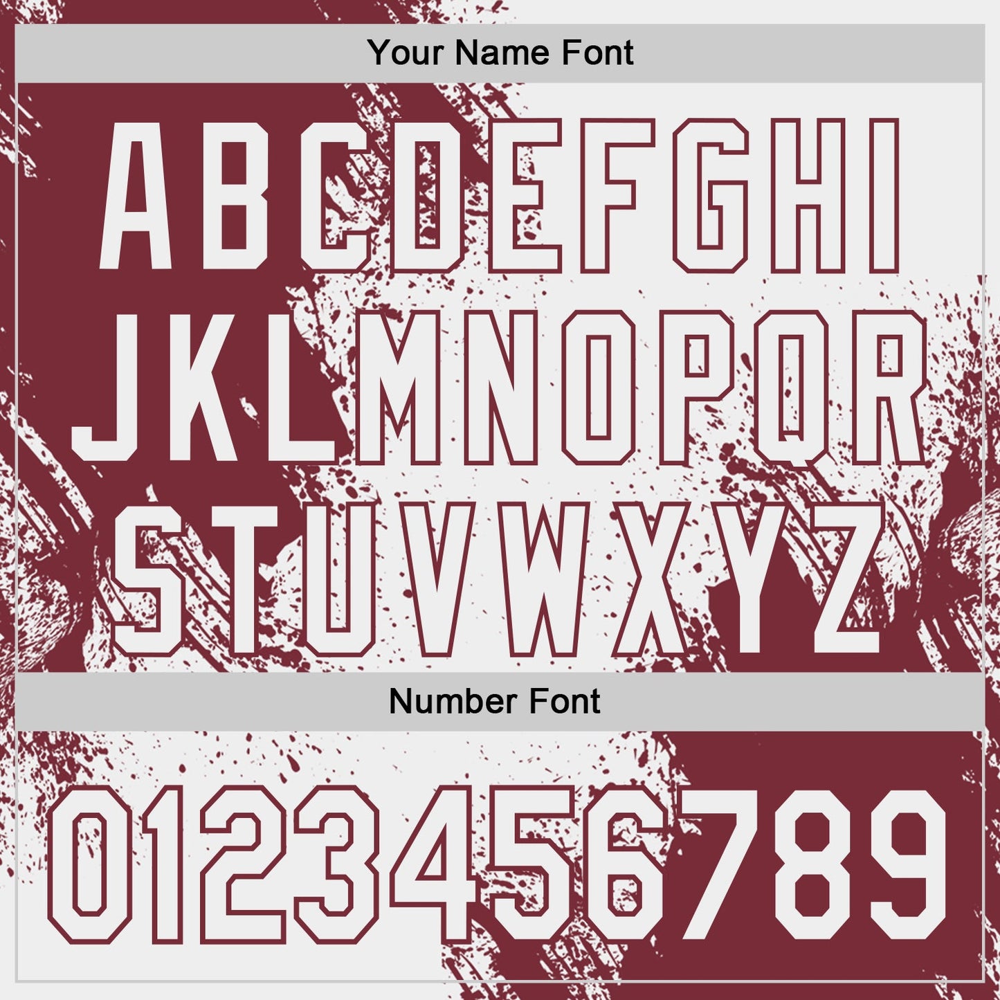 Custom White-Burgundy Abstract Brush Stroke Authentic Baseball Jersey view 5