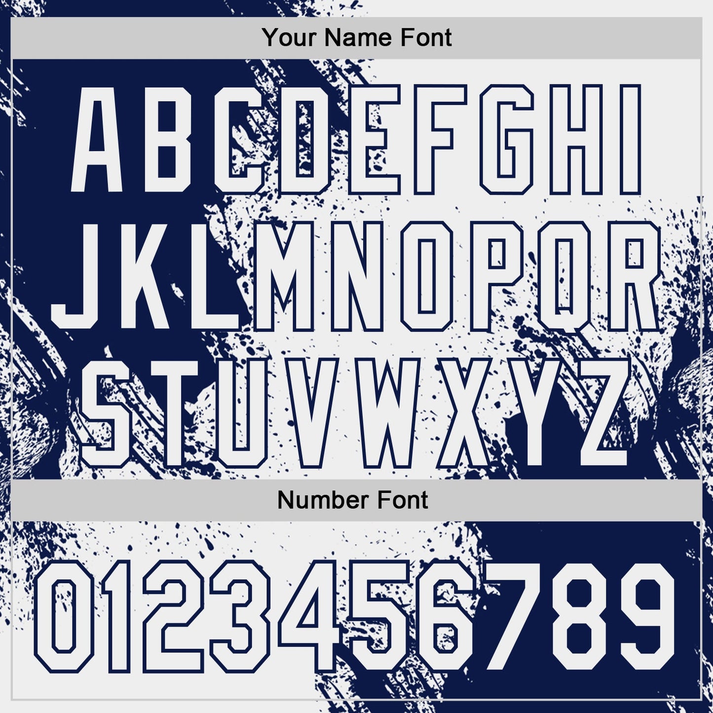Custom White-Navy Abstract Brush Stroke Authentic Baseball Jersey view 5