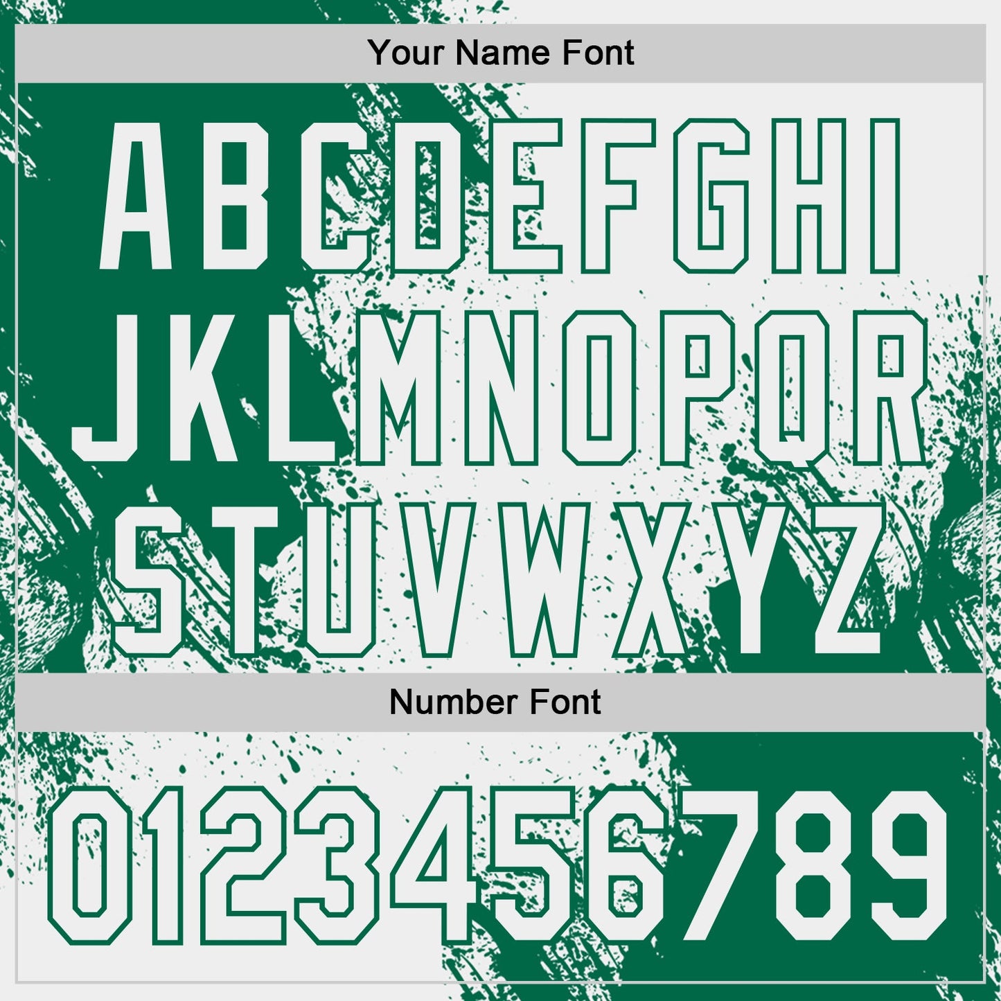 Custom White-Kelly Green Abstract Brush Stroke Authentic Baseball Jersey view 5