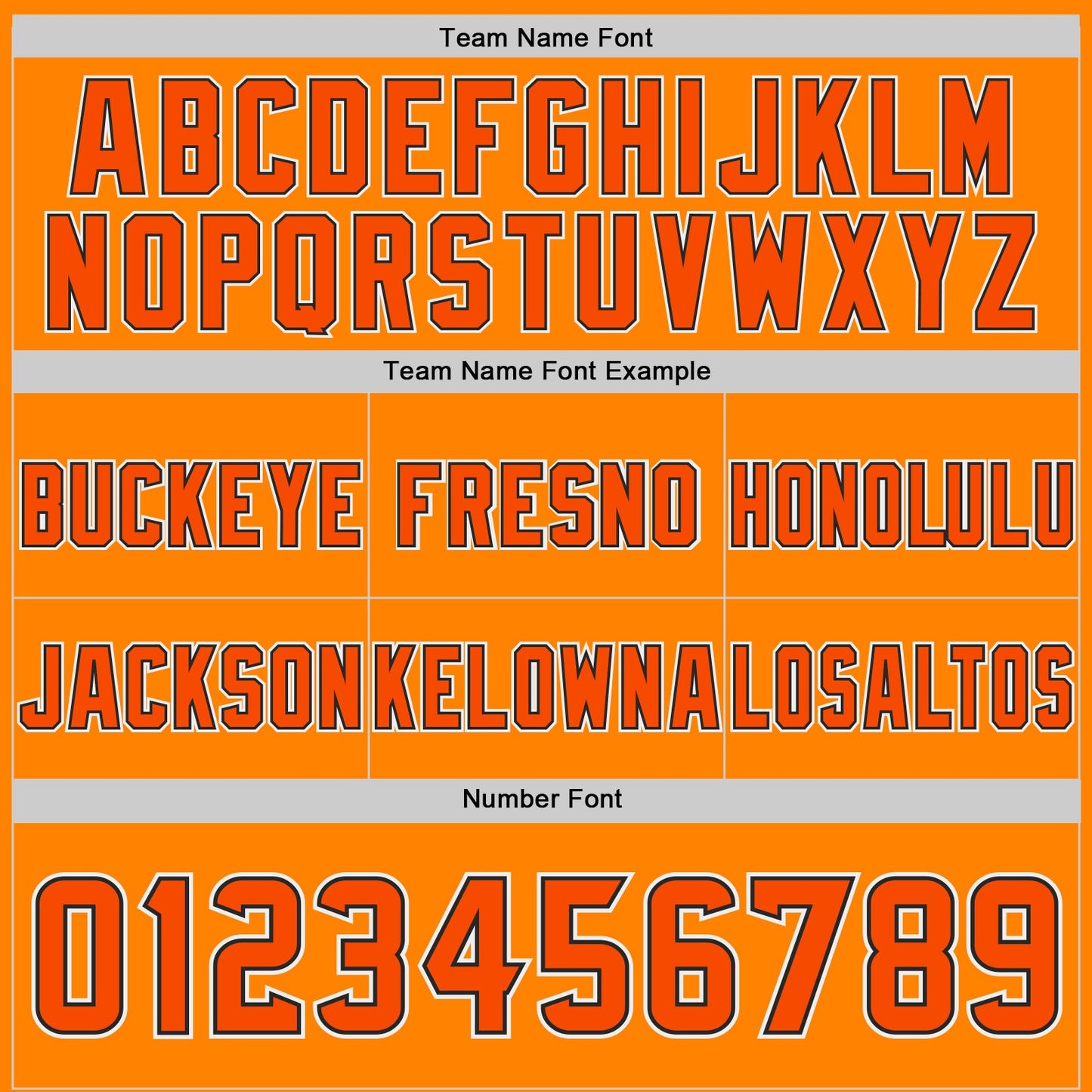 Custom Bay Orange Orange Black-White Authentic Abstract Geometric Lines Gradient Football Jersey view 3
