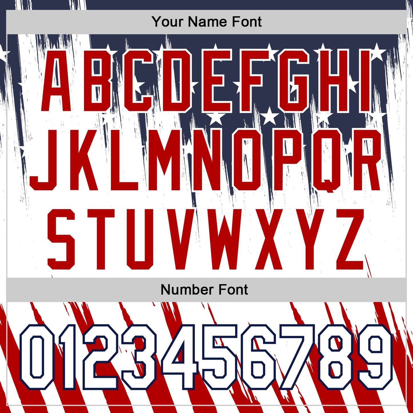 Custom Navy Red-White USA American Flag Authentic Baseball Jersey view 5