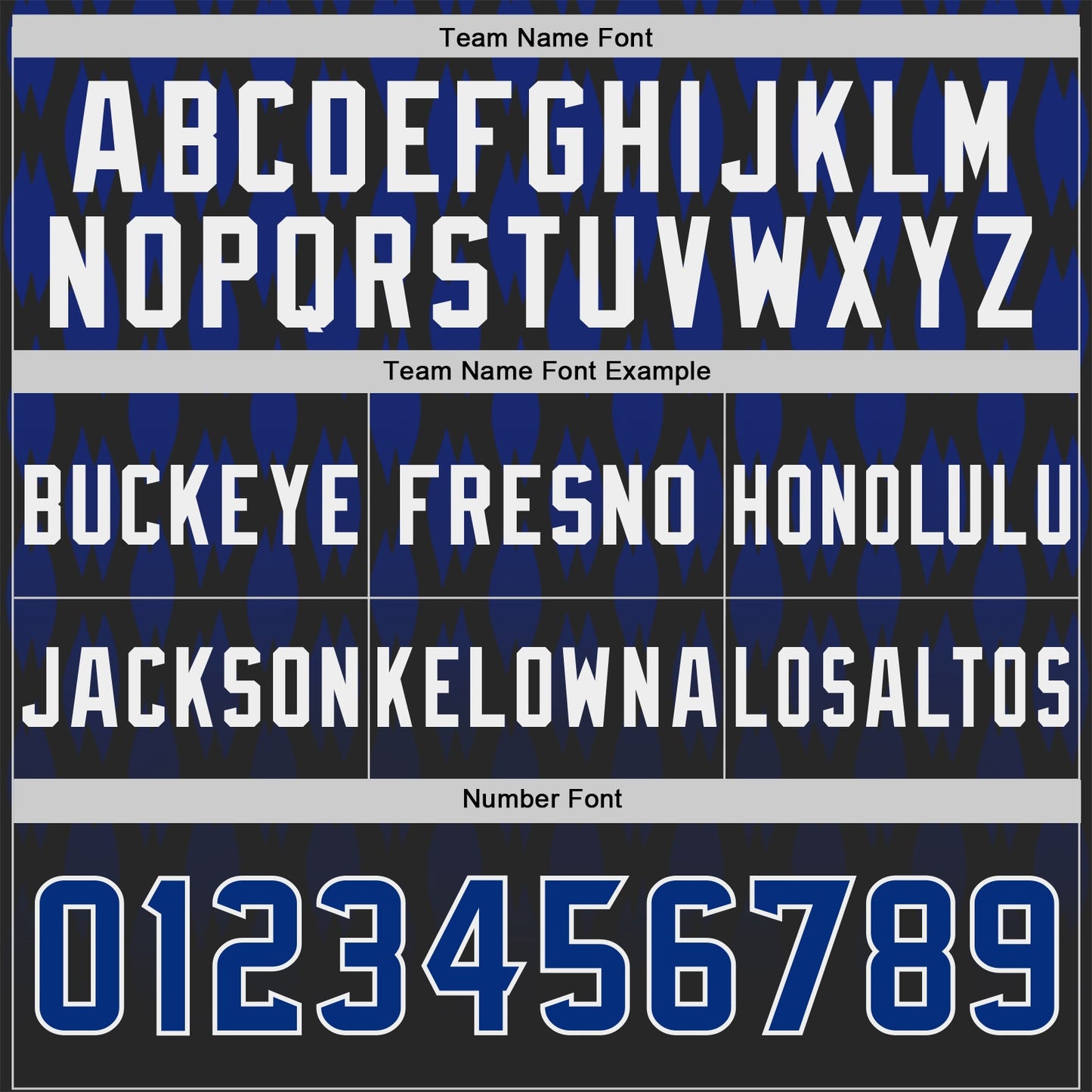 Custom Black Royal-White Authentic Geometric Pixel Grid Fade Football Jersey view 4
