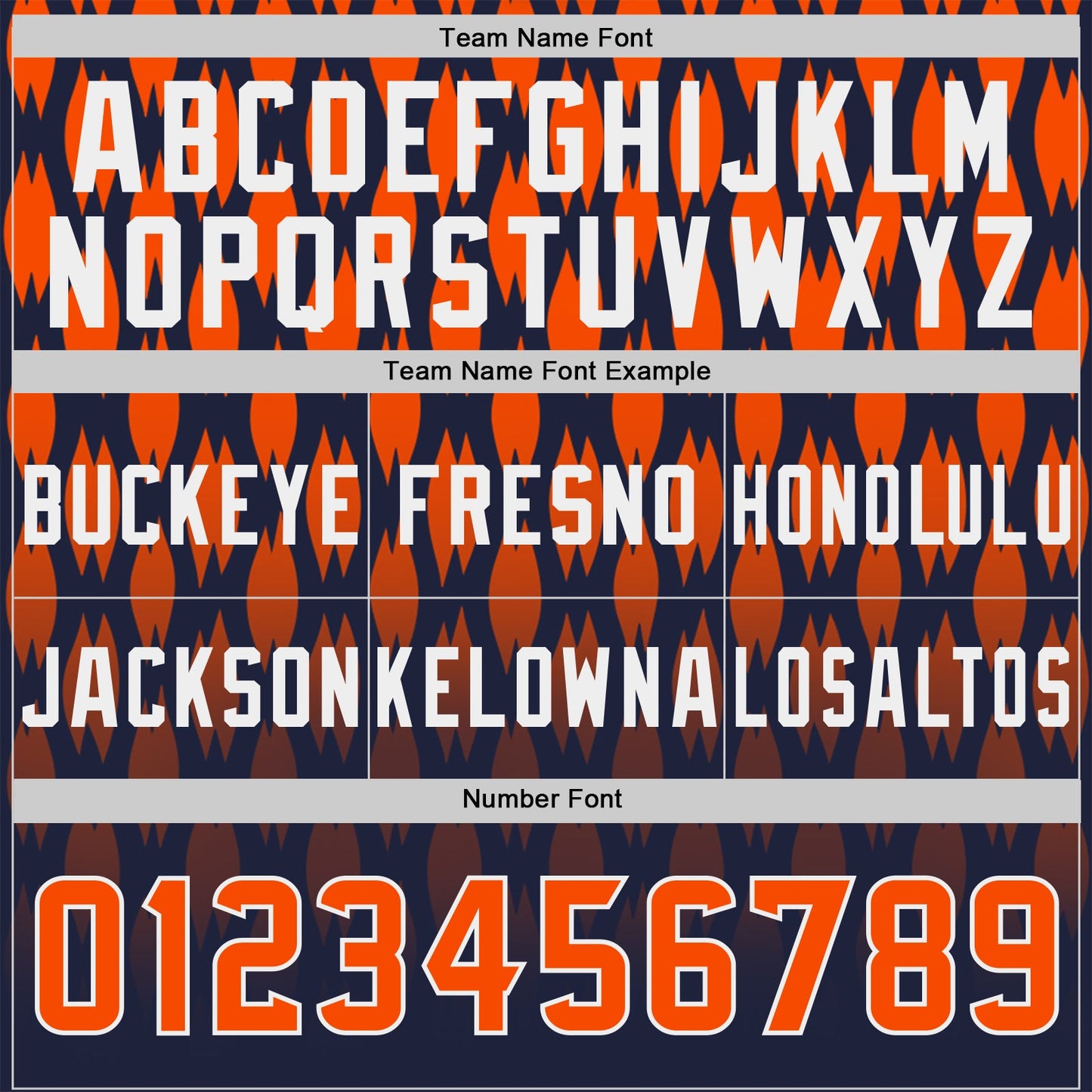 Custom Navy Orange-White Authentic Geometric Pixel Grid Fade Football Jersey view 4