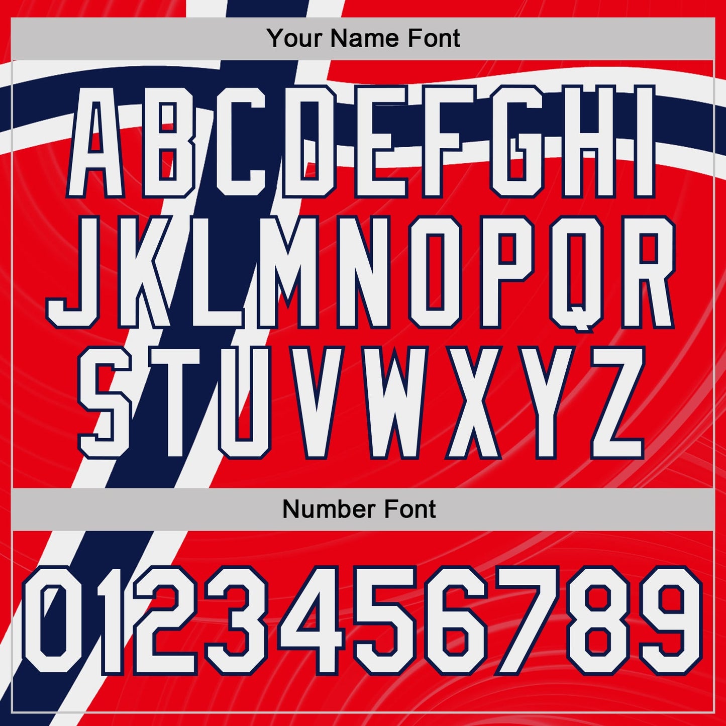 Custom Red White-Navy Norway Flag Performance T-Shirt view 4