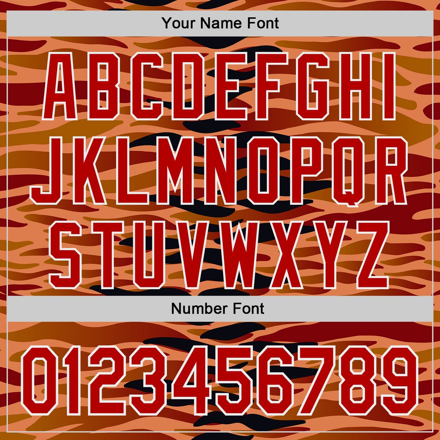 Custom Black Red-White Zebra Tiger Stripe Authentic Baseball Jersey view 5