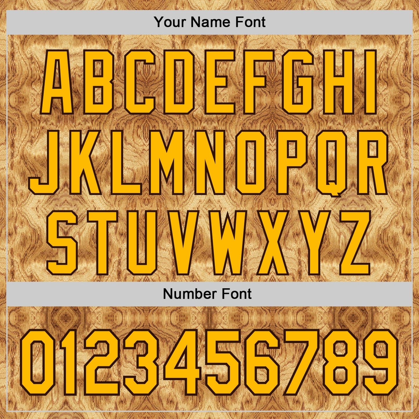 Custom Brown-Gold Abstract Authentic Baseball Jersey view 5