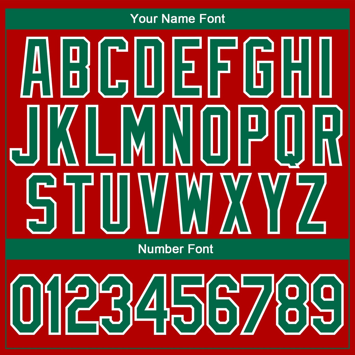 Custom Stitched Red Kelly Green-White Christmas 3D Sports Pullover Sweatshirt Hoodie view 4