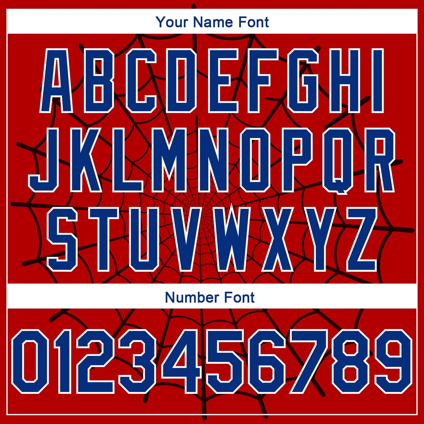Custom Red Royal-White 3D Pattern Design Spider Web Authentic Basketball Jersey view 4