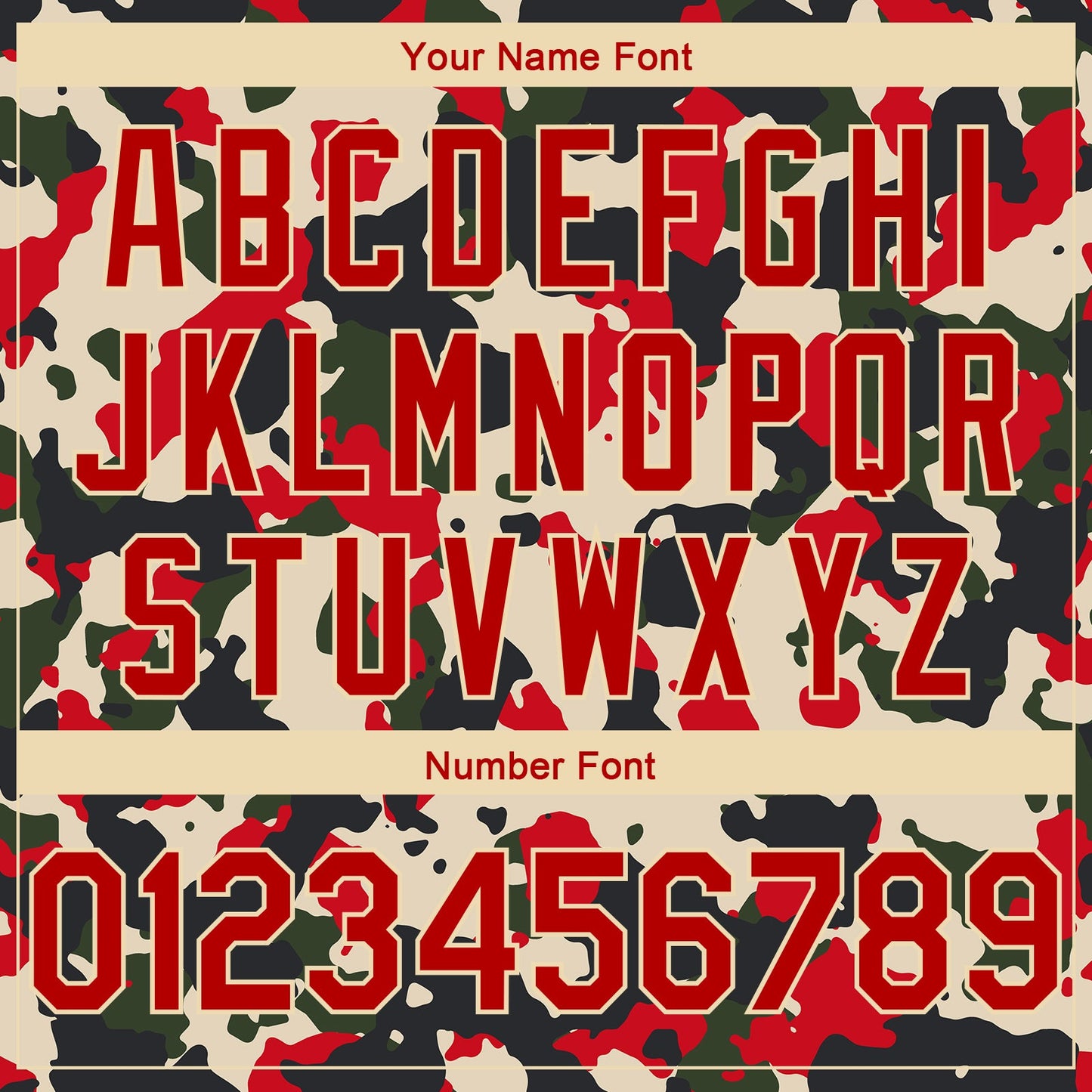 Custom Camo Red-Cream 3D Authentic Salute To Service Basketball Jersey view 5