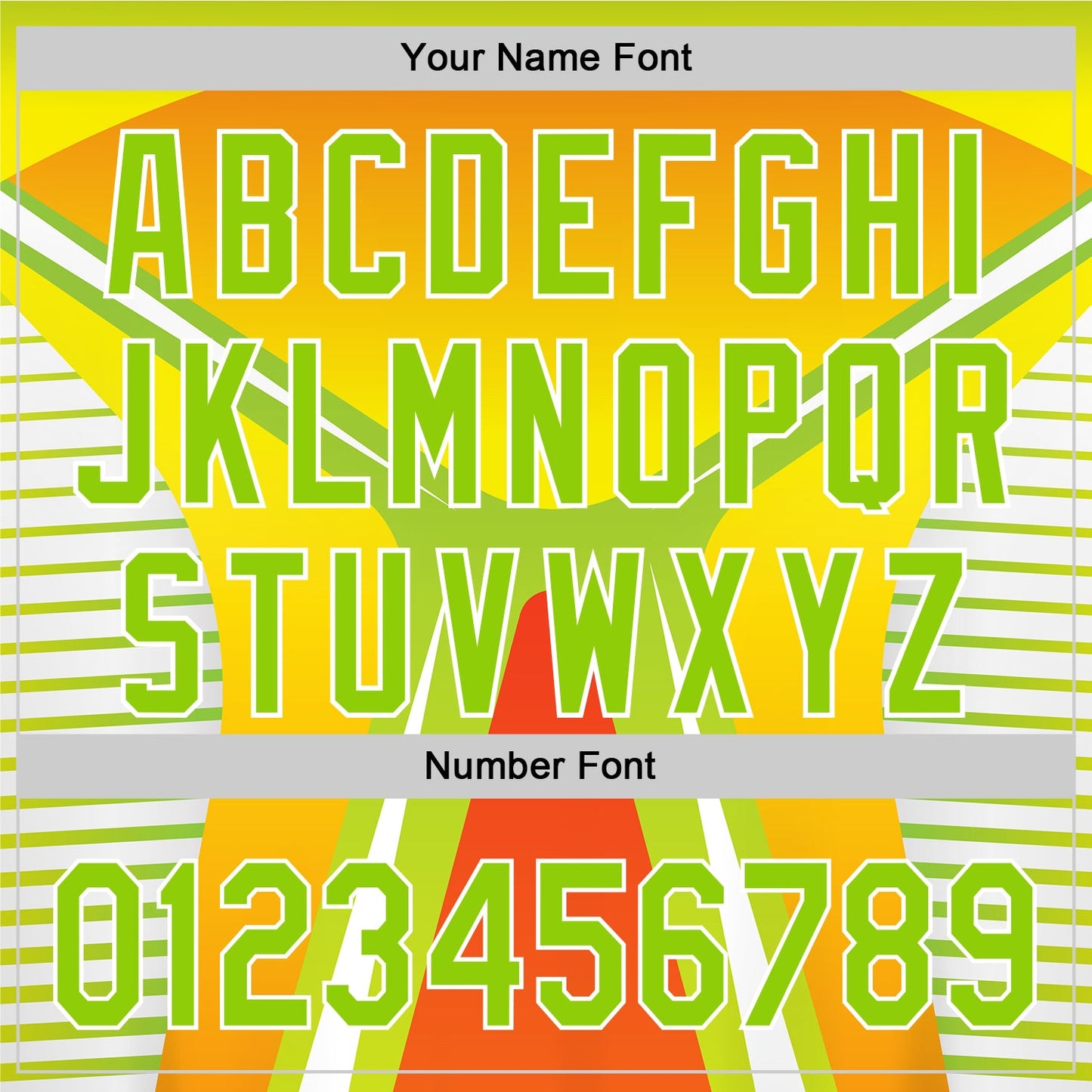 Custom Orange Neon Green-White 3D Pattern Design Abstract Sport Authentic Baseball Jersey view 5