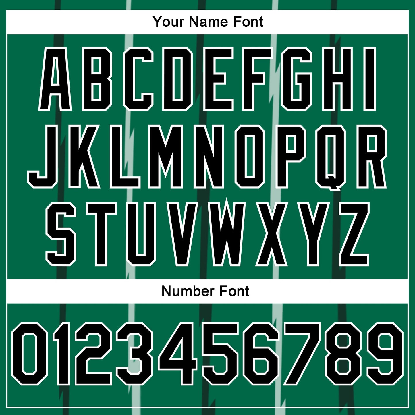 Custom Kelly Green Black-White Lines Authentic City Edition Basketball Jersey view 4