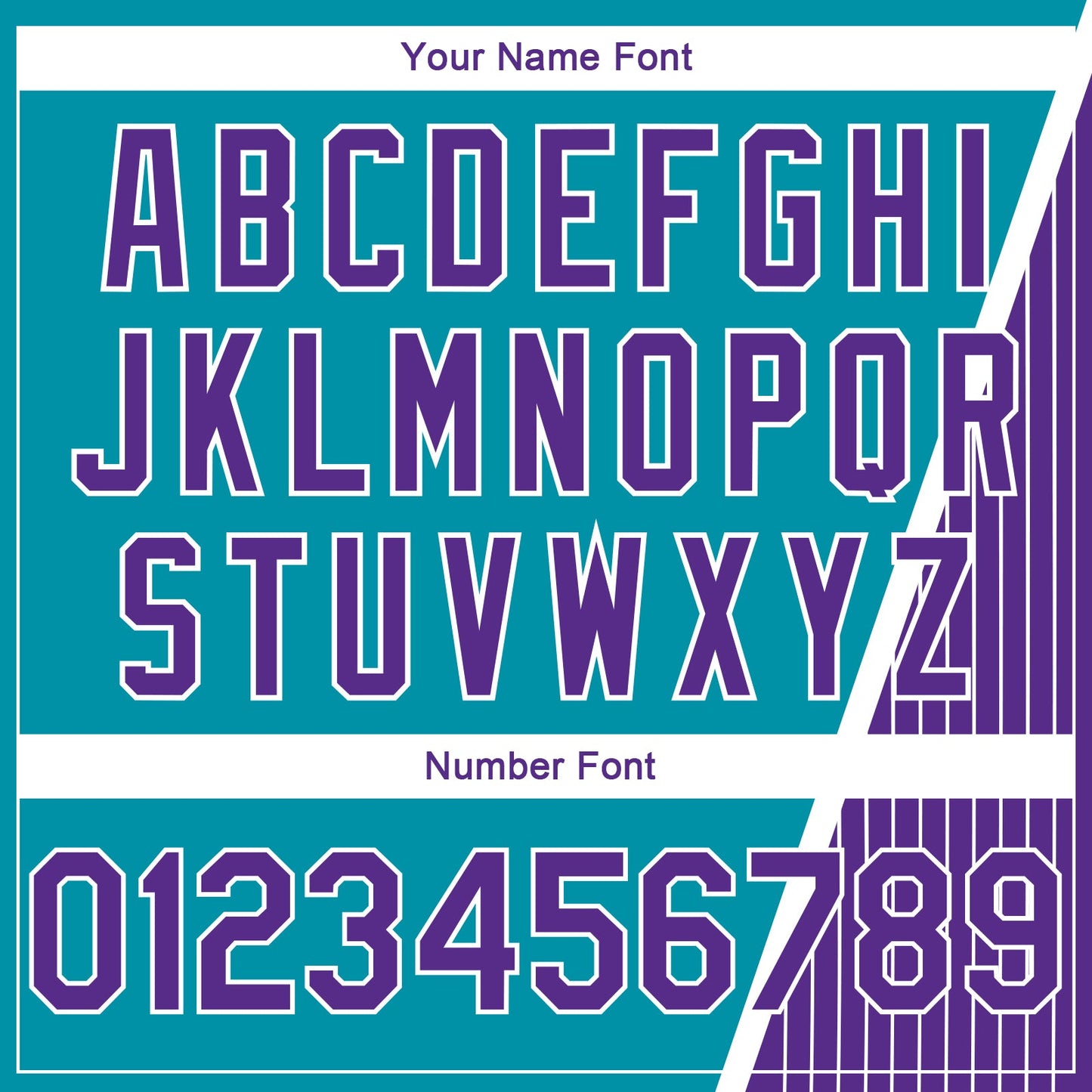 Custom Teal Purple-White Triangle Pinstripes Authentic City Edition Basketball Jersey view 4