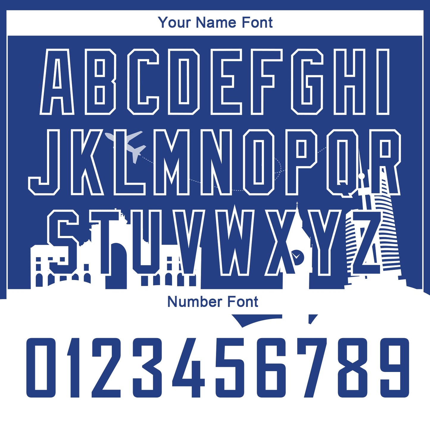 Custom Royal White Holiday Travel Monuments Silhouette Authentic City Edition Basketball Jersey view 4