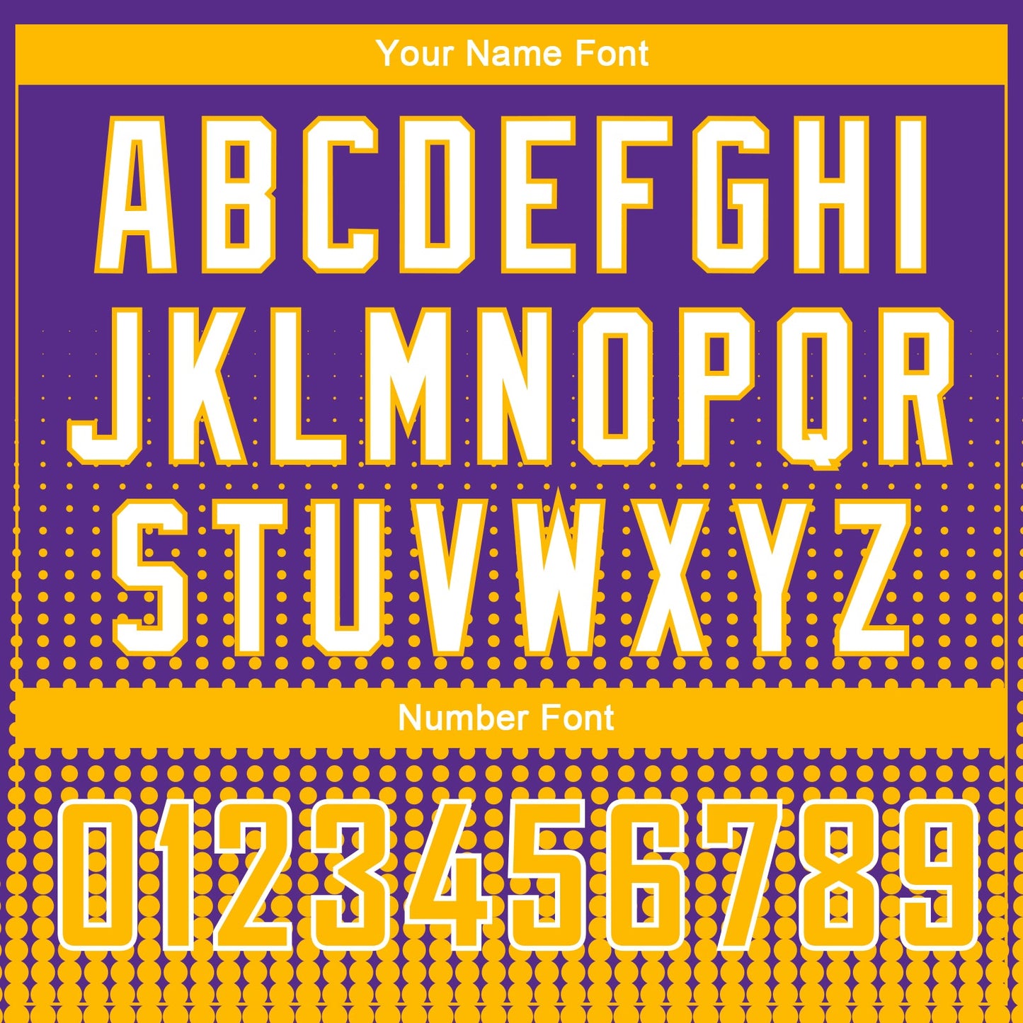 Custom Purple Gold-White Halftone Authentic City Edition Basketball Jersey view 4