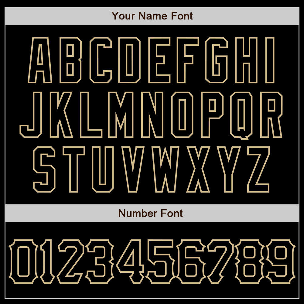Custom Black Vegas Gold 3D Pattern Design Abstract Splatter Grunge Art Authentic Baseball Jersey view 5