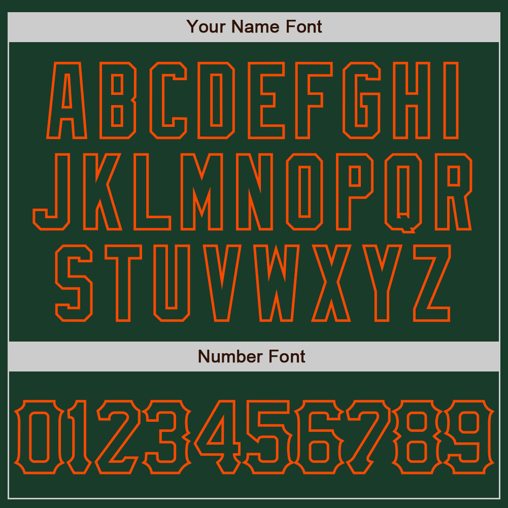 Custom Green Orange 3D Pattern Design Abstract Splatter Grunge Art Authentic Baseball Jersey view 5