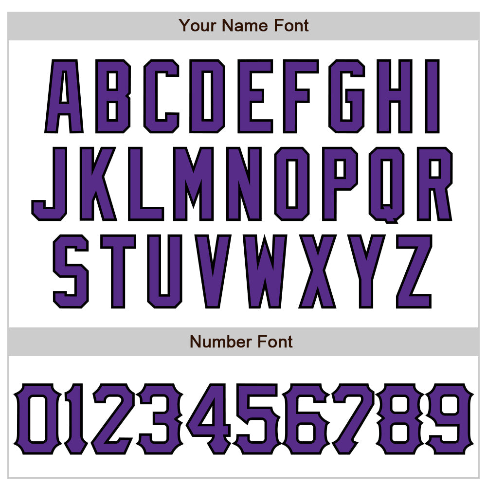 Custom White Purple-Black 3D Pattern Design Abstract Splash Authentic Baseball Jersey view 5