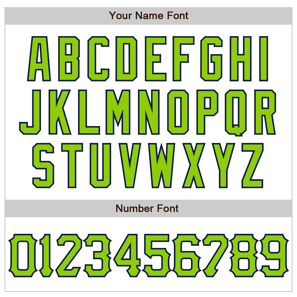 Custom White Neon Green-Navy 3D Pattern Design Abstract Splash Authentic Baseball Jersey view 5