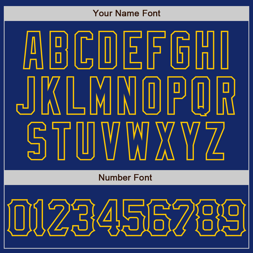 Custom Royal Yellow 3D Pattern Design Curve Lines Authentic Baseball Jersey view 5