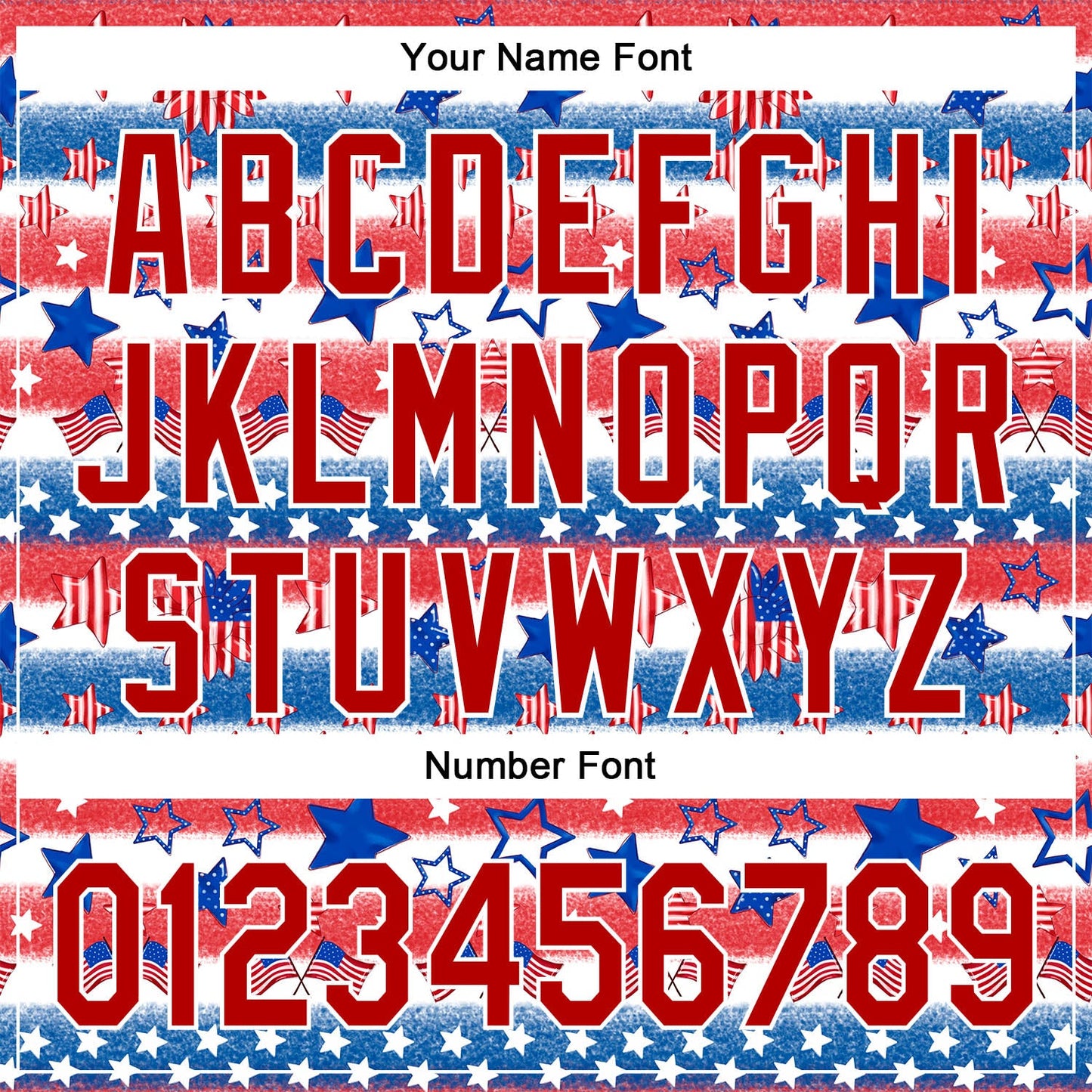 Custom White Red-Royal 3D American Flag Patriotic Authentic Baseball Jersey view 5