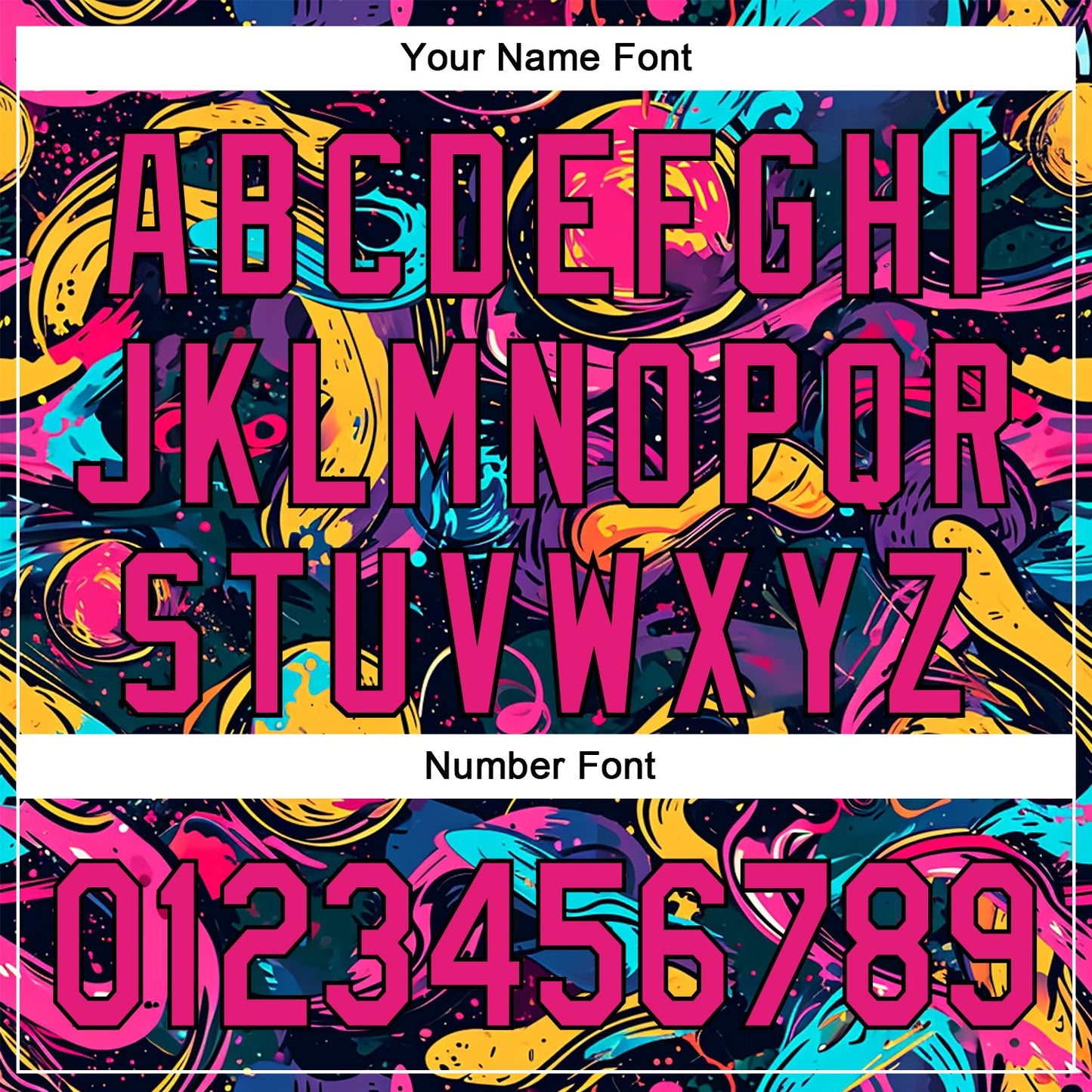 Custom Black Hot Pink 3D Pattern Design Abstract Painting Authentic Baseball Jersey view 5