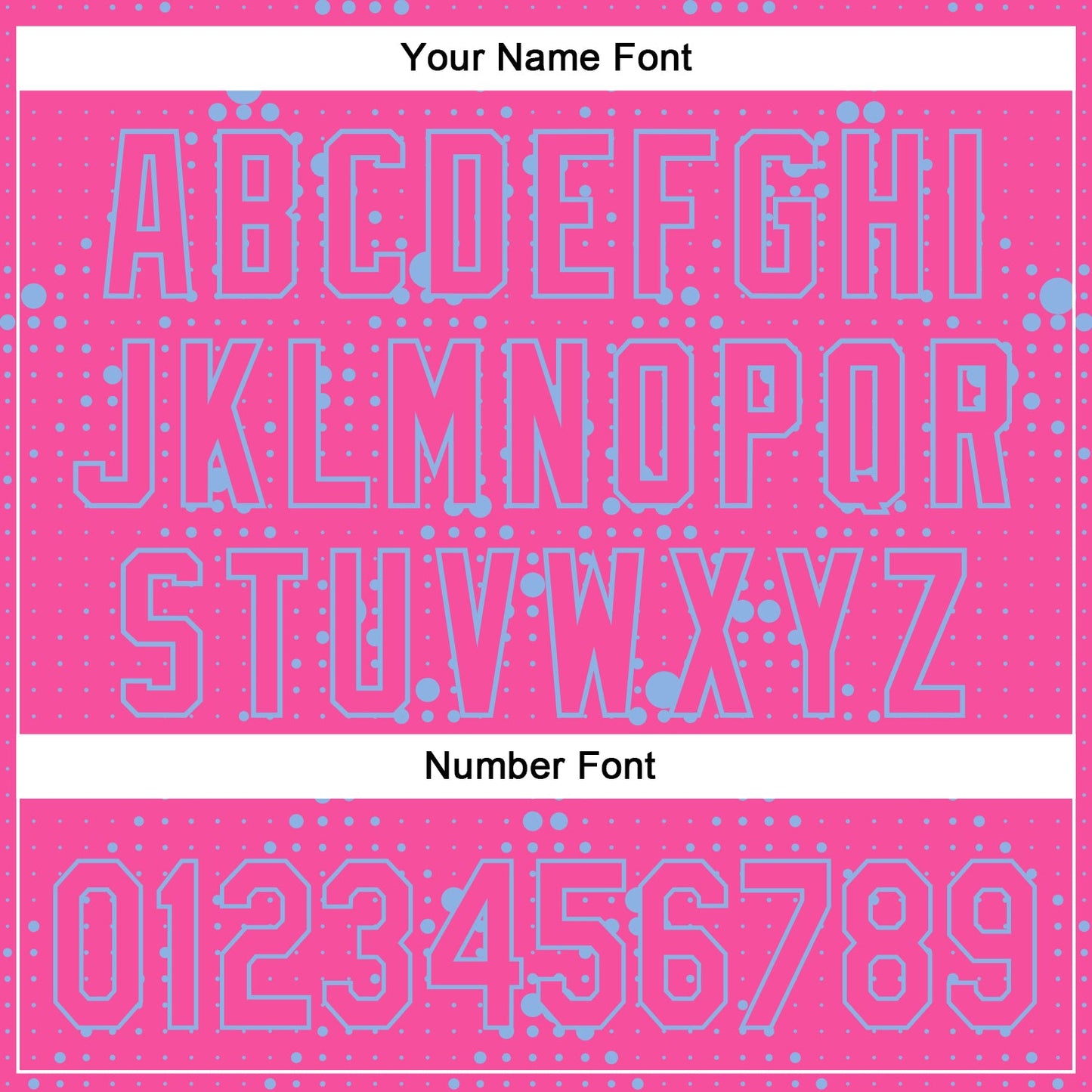 Custom Pink Light Blue 3D Pattern Design Geometric Halftone Dots Authentic Baseball Jersey view 5