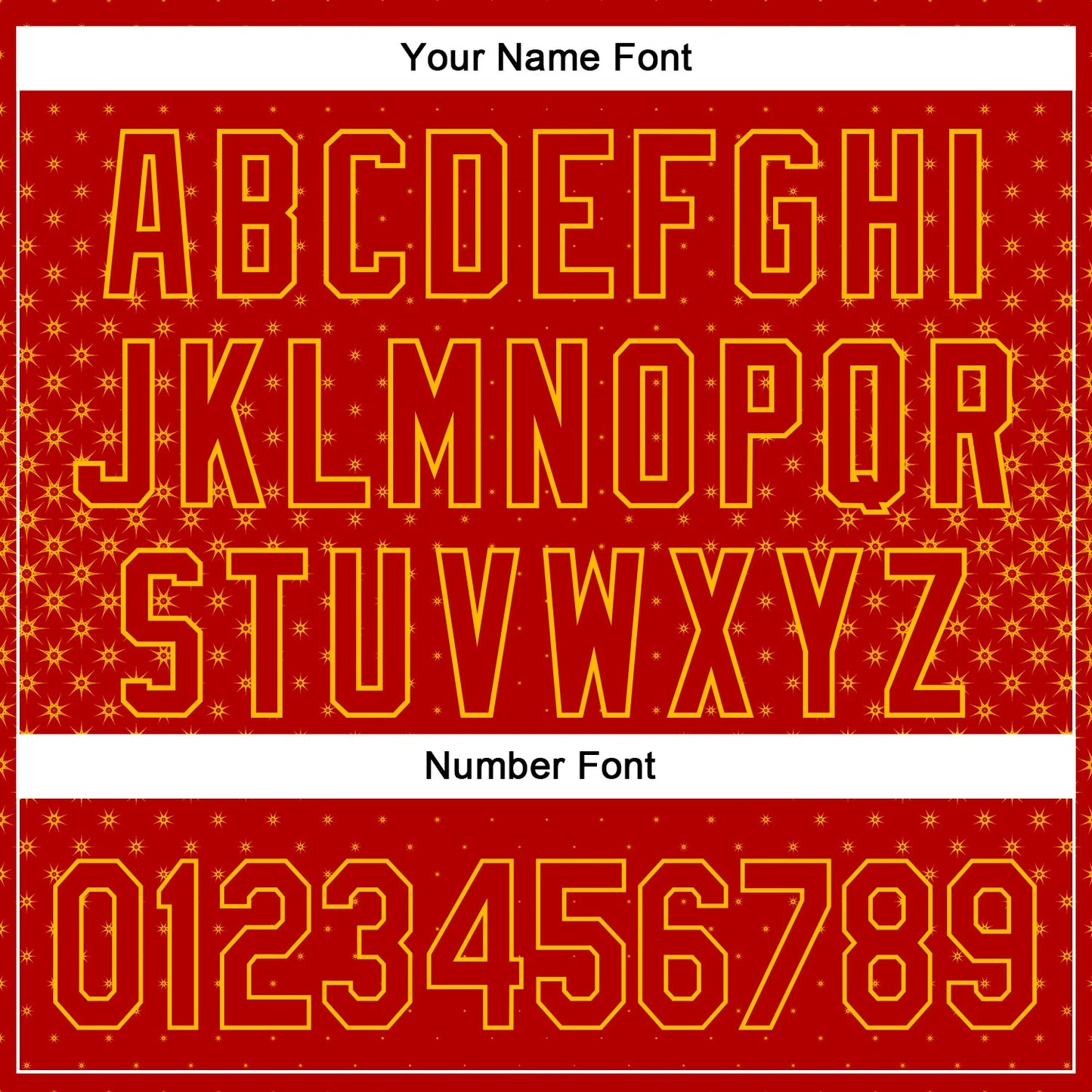 Custom Red Gold 3D Pattern Design Geometric Stars Authentic Baseball Jersey view 5