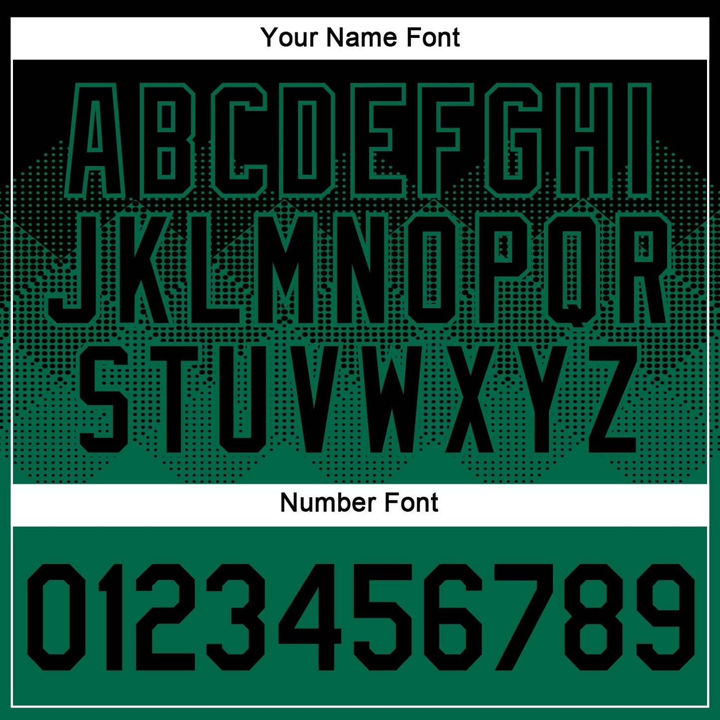 Custom Black Kelly Green 3D Pattern Design Gradient Square Shapes Performance T-Shirt view 4