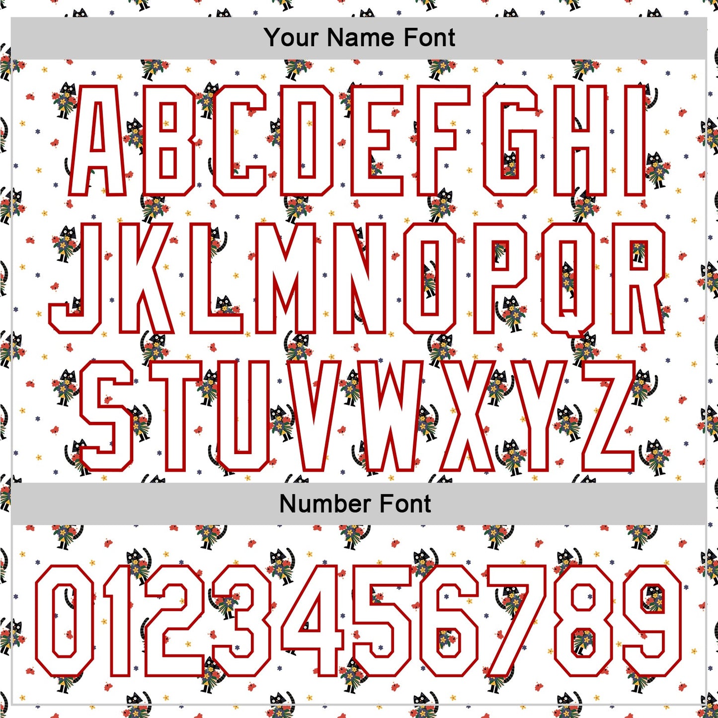 Custom White Red 3D Pattern Design Animal Cat Authentic Baseball Jersey view 5