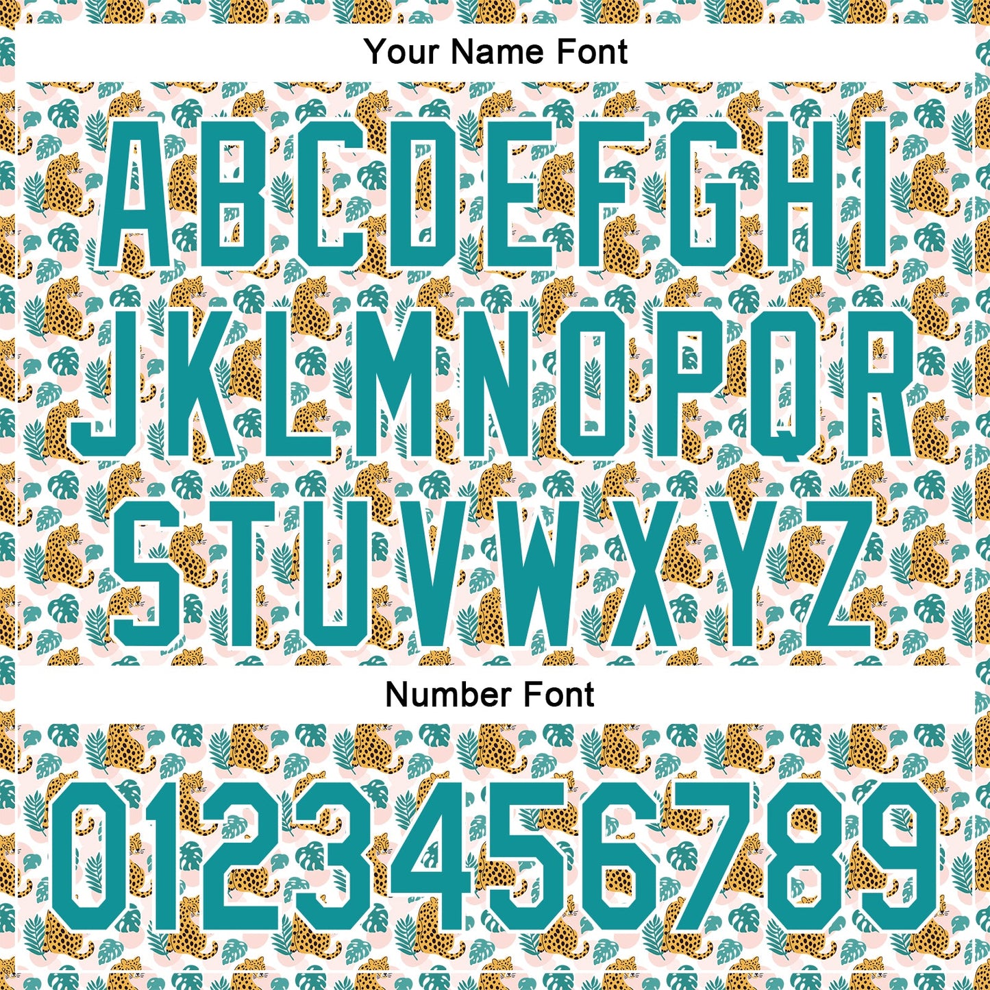 Custom White Teal 3D Pattern Design Animal Leopard Authentic Baseball Jersey view 5