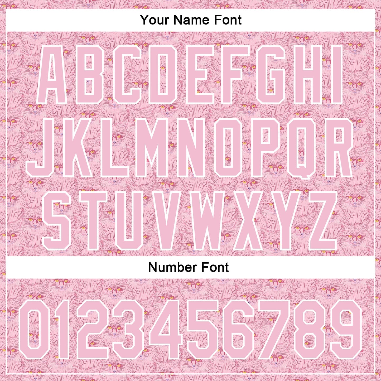 Custom Light Pink White 3D Pattern Design Animal Cat Authentic Baseball Jersey view 5