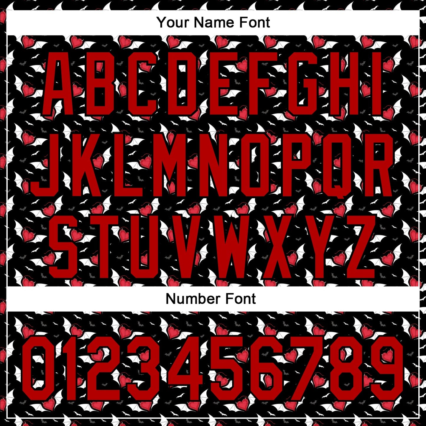 Custom Black Red 3D Pattern Design Gothic Style Devil Heart Authentic Baseball Jersey view 5