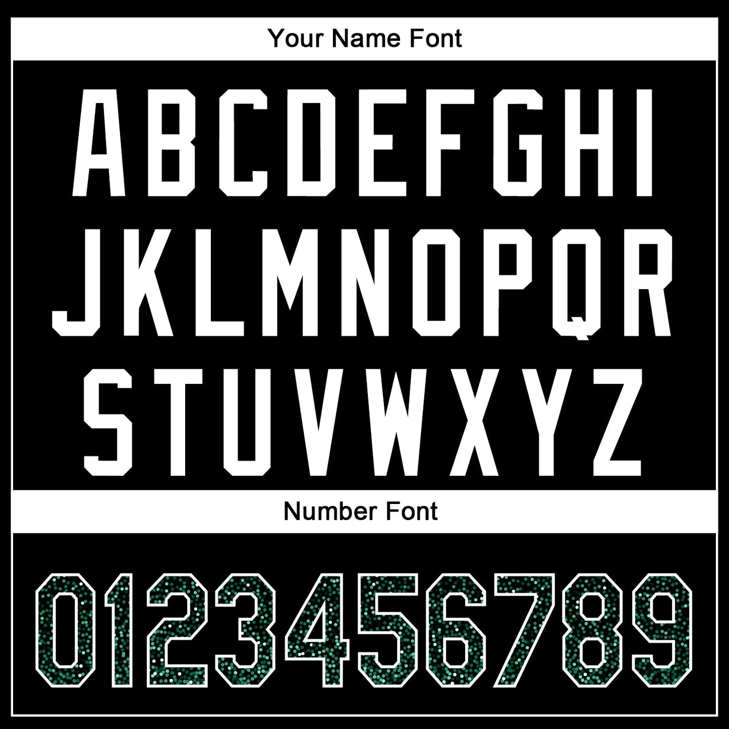 Custom Black Kelly Green-White 3D Pattern Design Abstract Colorful Glittering Dot Authentic Baseball Jersey view 5