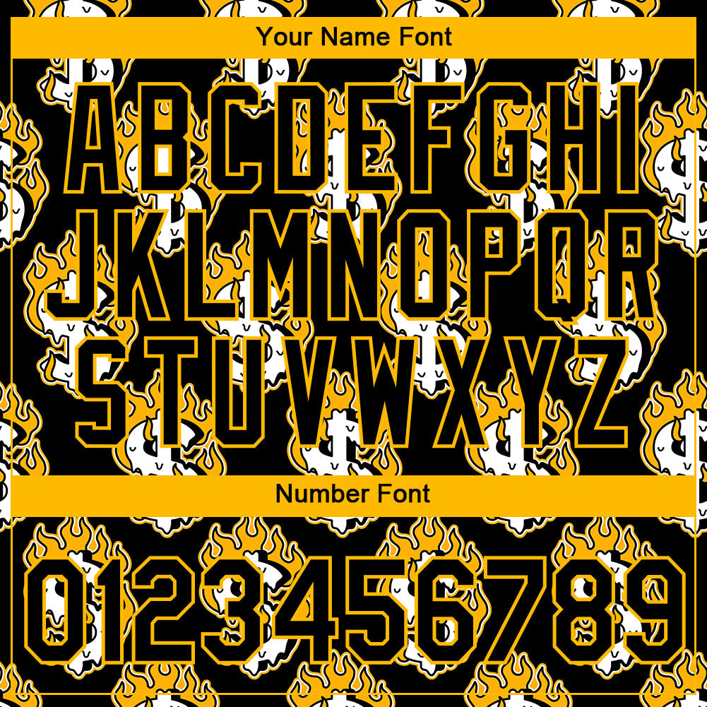 Custom Black Gold 3D Pattern Design Burnfiring Dollar Sign Money Theme Performance T-Shirt view 4