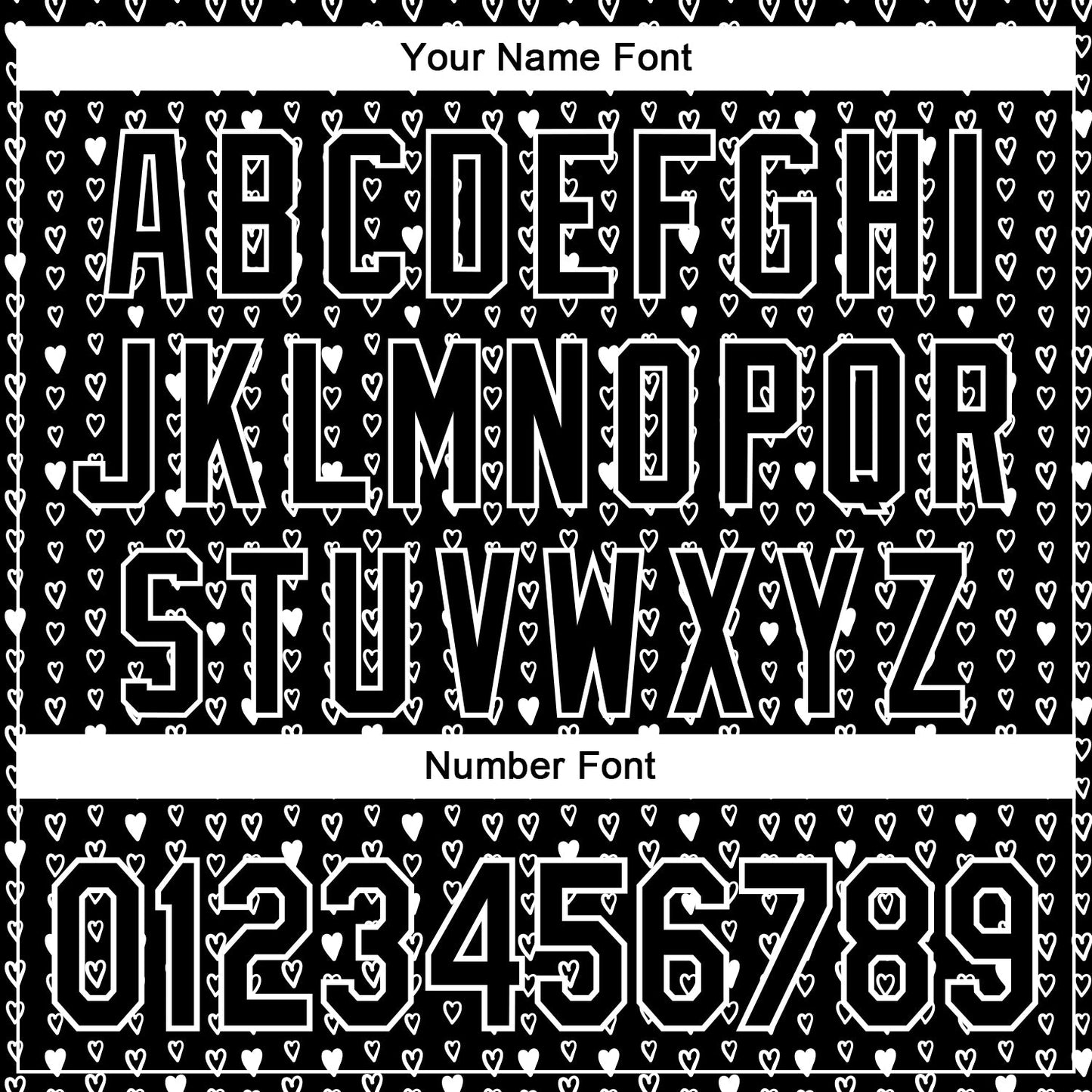 Custom Black White 3D Pattern Design Hearts Authentic Baseball Jersey view 5