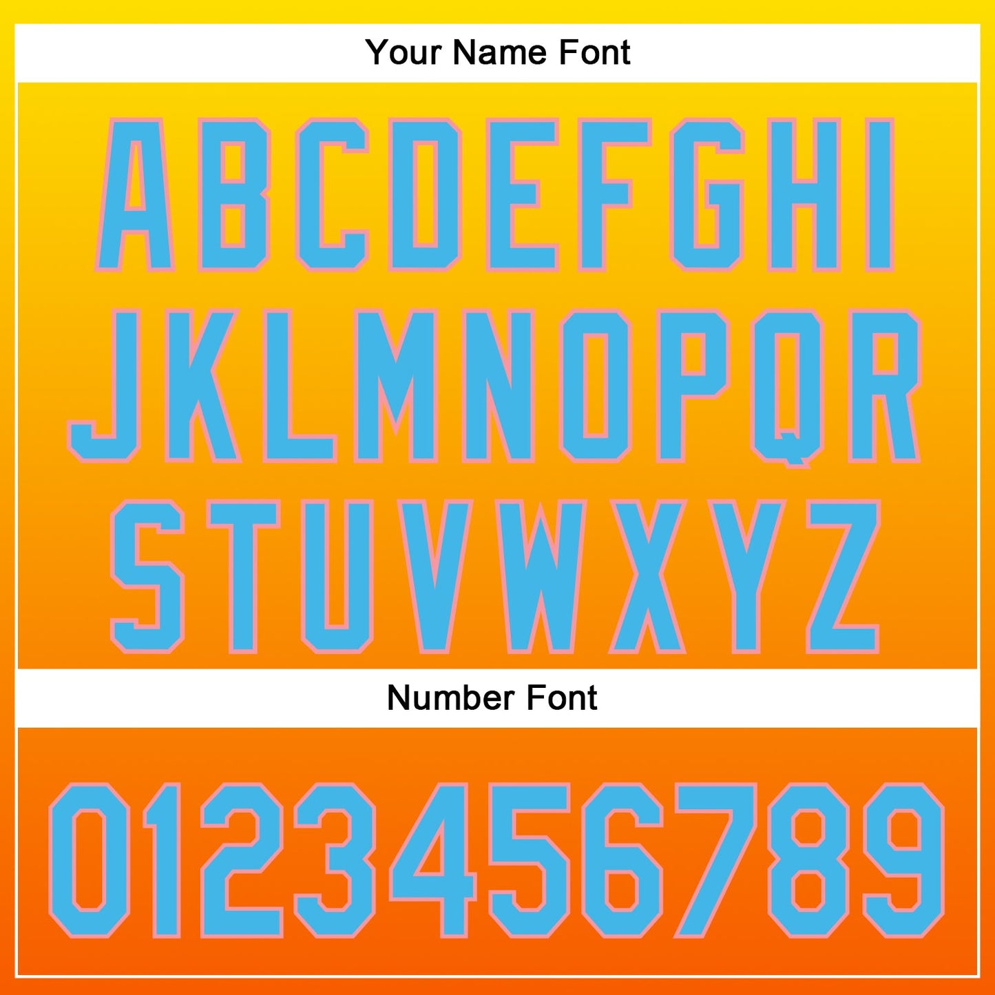 Custom Light Yellow Sky Blue Orange-Medium Pink 3D Pattern Design Football Helmet And Football Elements Authentic Baseball Jersey view 5
