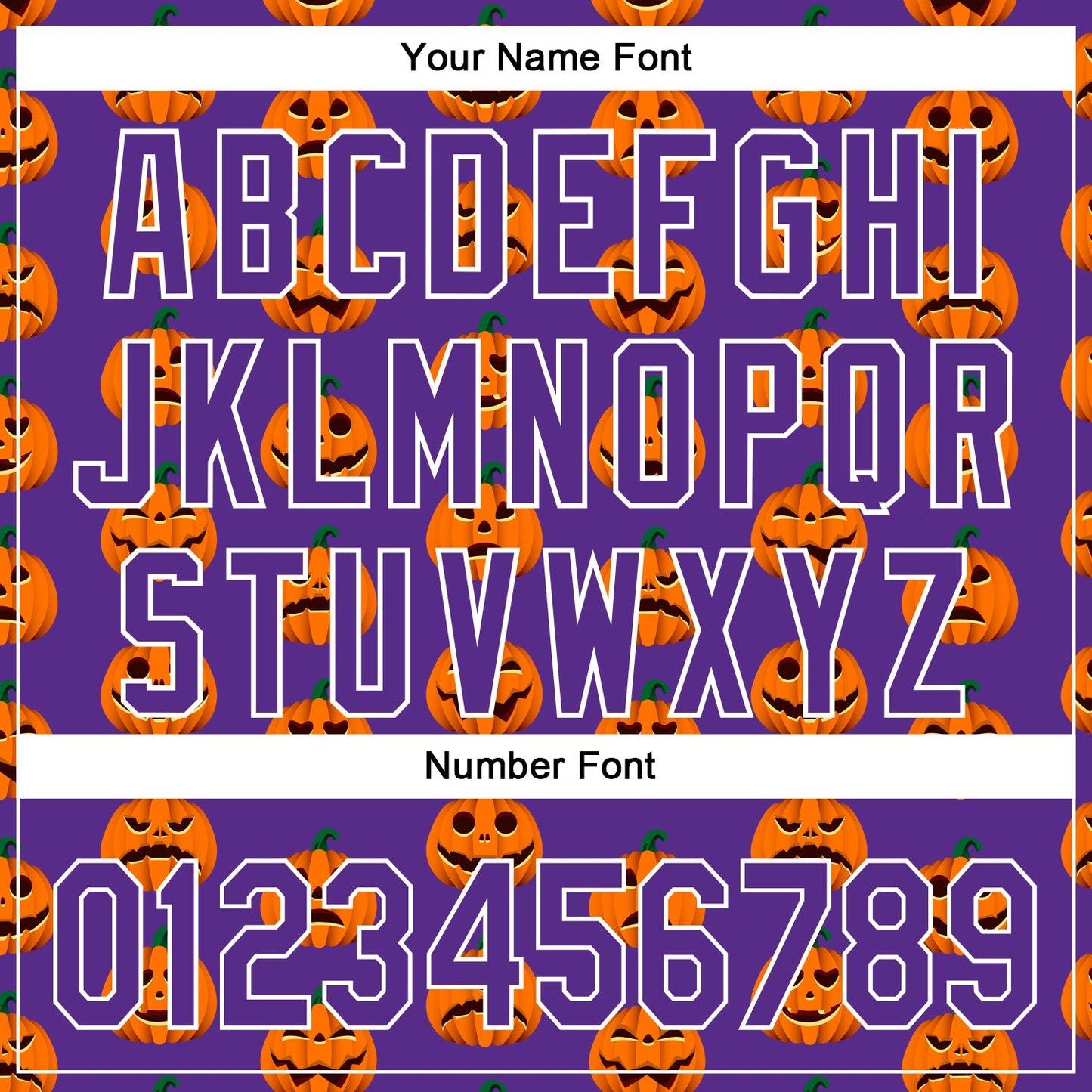 Custom Purple White 3D Halloween Authentic Baseball Jersey view 5