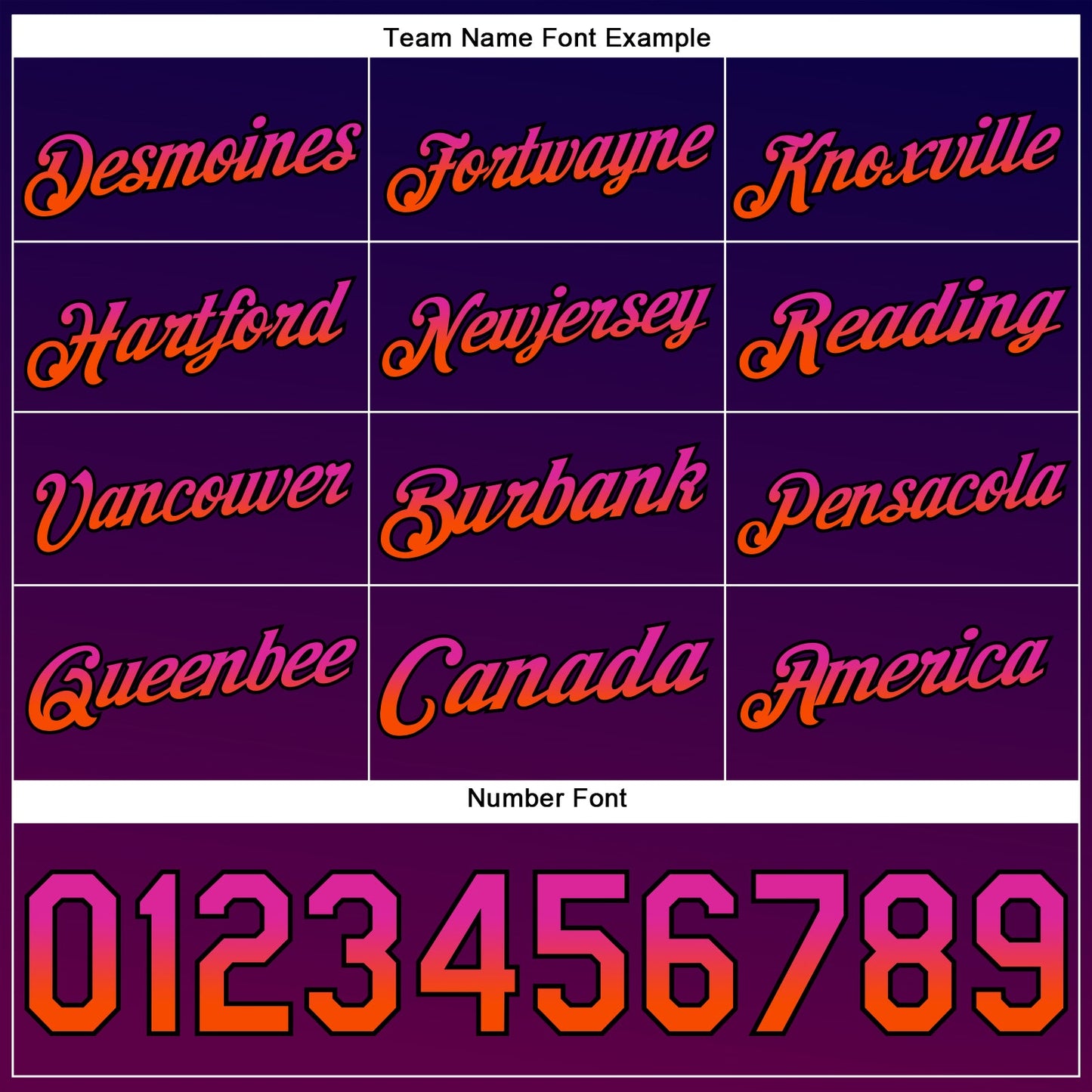 Custom Stitched Purple Deep Pink Orange-Black 3D Halloween Sports Pullover Sweatshirt Hoodie view 4