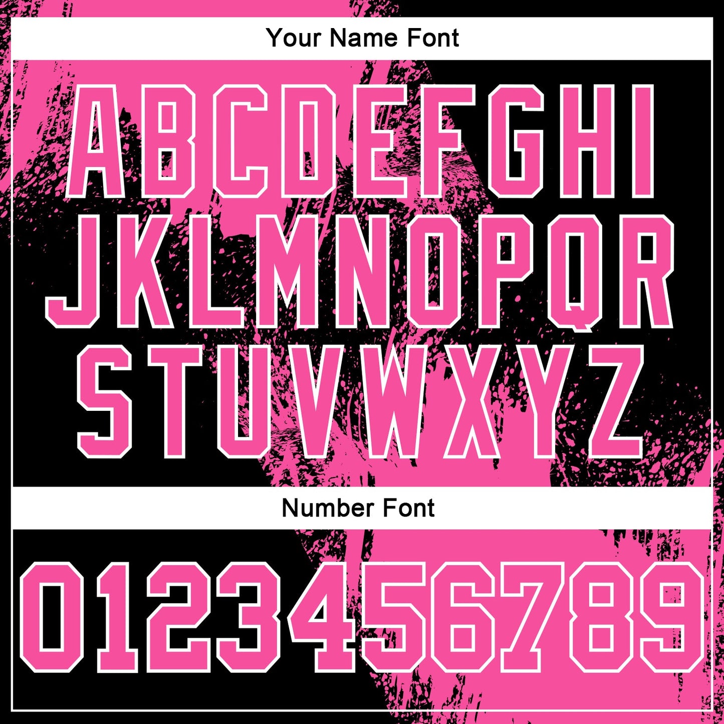 Custom Stitched Black Pink-White 3D Pattern Design Abstract Brush Stroke Sports Pullover Sweatshirt Hoodie view 4