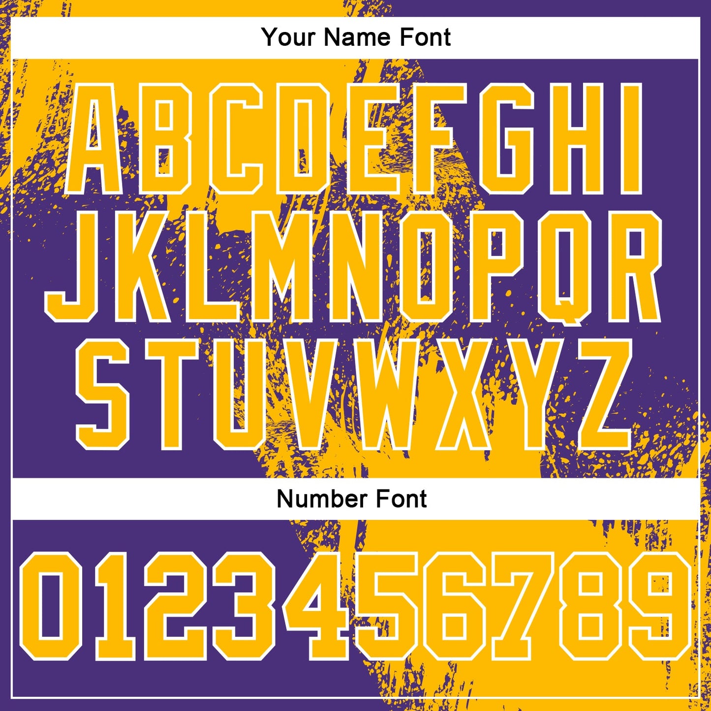 Custom Stitched Purple Gold-White 3D Pattern Design Abstract Brush Stroke Sports Pullover Sweatshirt Hoodie view 4