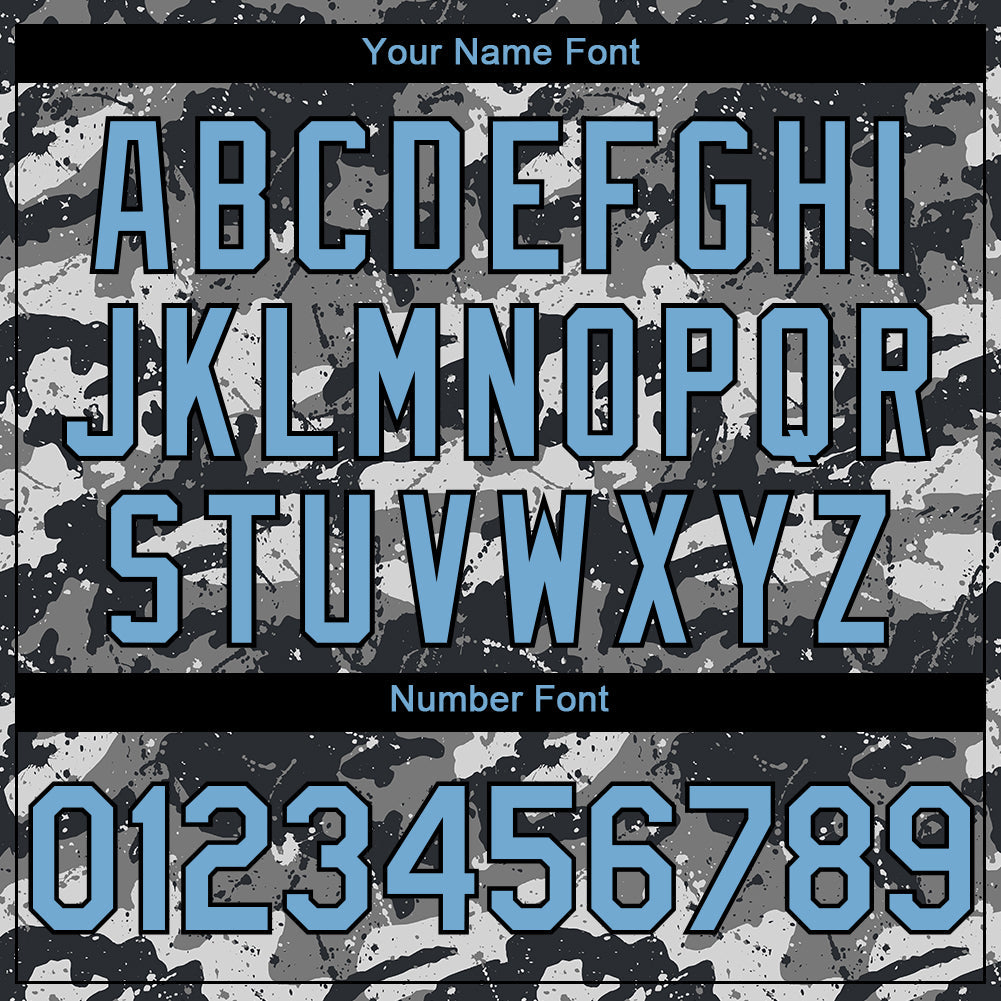 Custom Camo Light Blue-Black 3D Guatemala Guatemalan Flag Sports Pullover Sweatshirt Salute To Service Hoodie view 4
