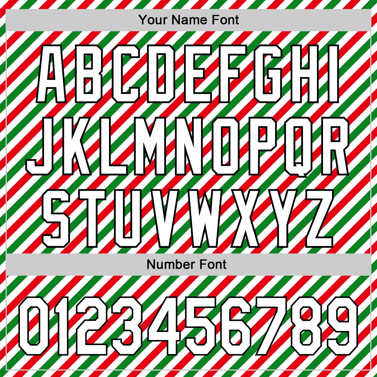 Custom White Black Red-Kelly Green 3D Funny Christmas Authentic Baseball Jersey view 5