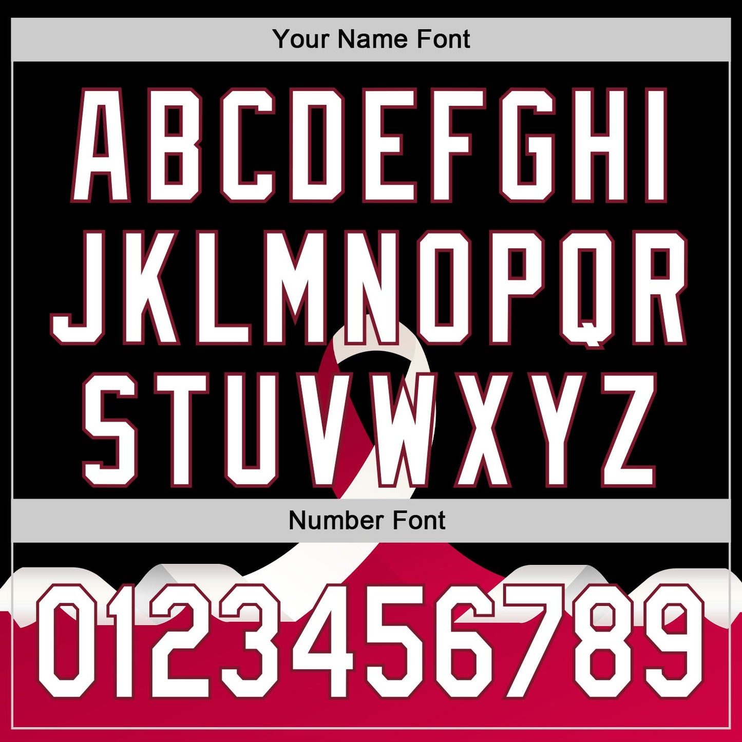 Custom Black White-Crimson 3D Head And Neck Cancer Ribbon Authentic Baseball Jersey view 5