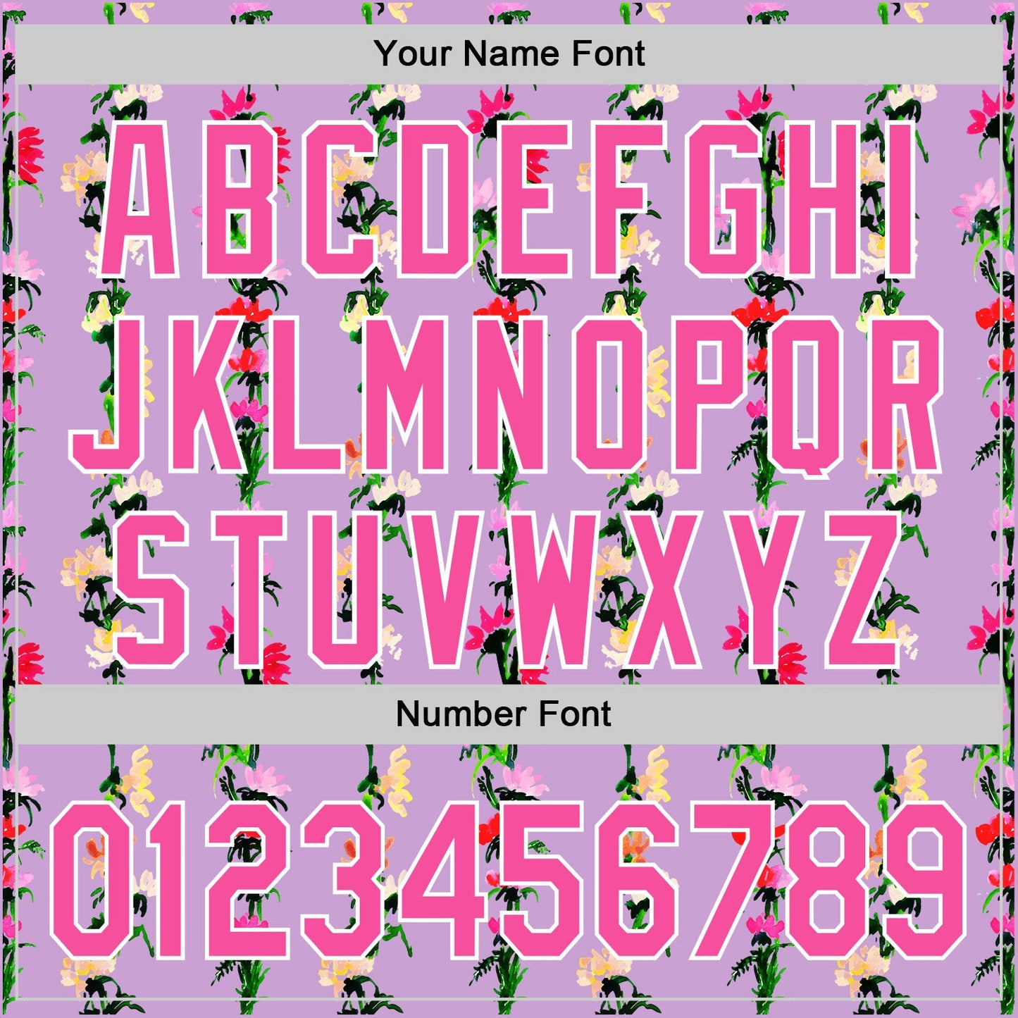 Custom Light Purple Pink-White 3D Tropical Hawaii Flower Authentic Baseball Jersey view 5