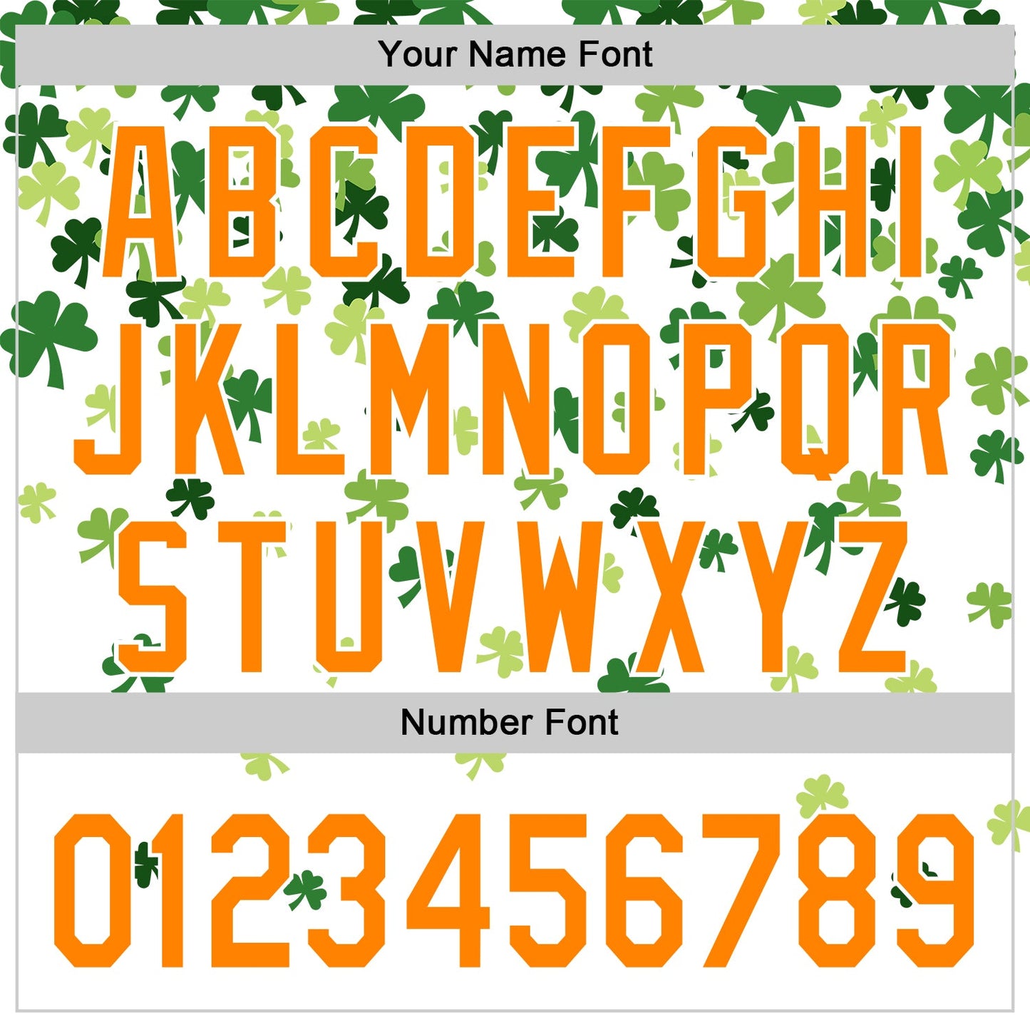 Custom White Bay Orange-Green 3D St. Patrick's Day Shamrock Authentic Baseball Jersey view 5