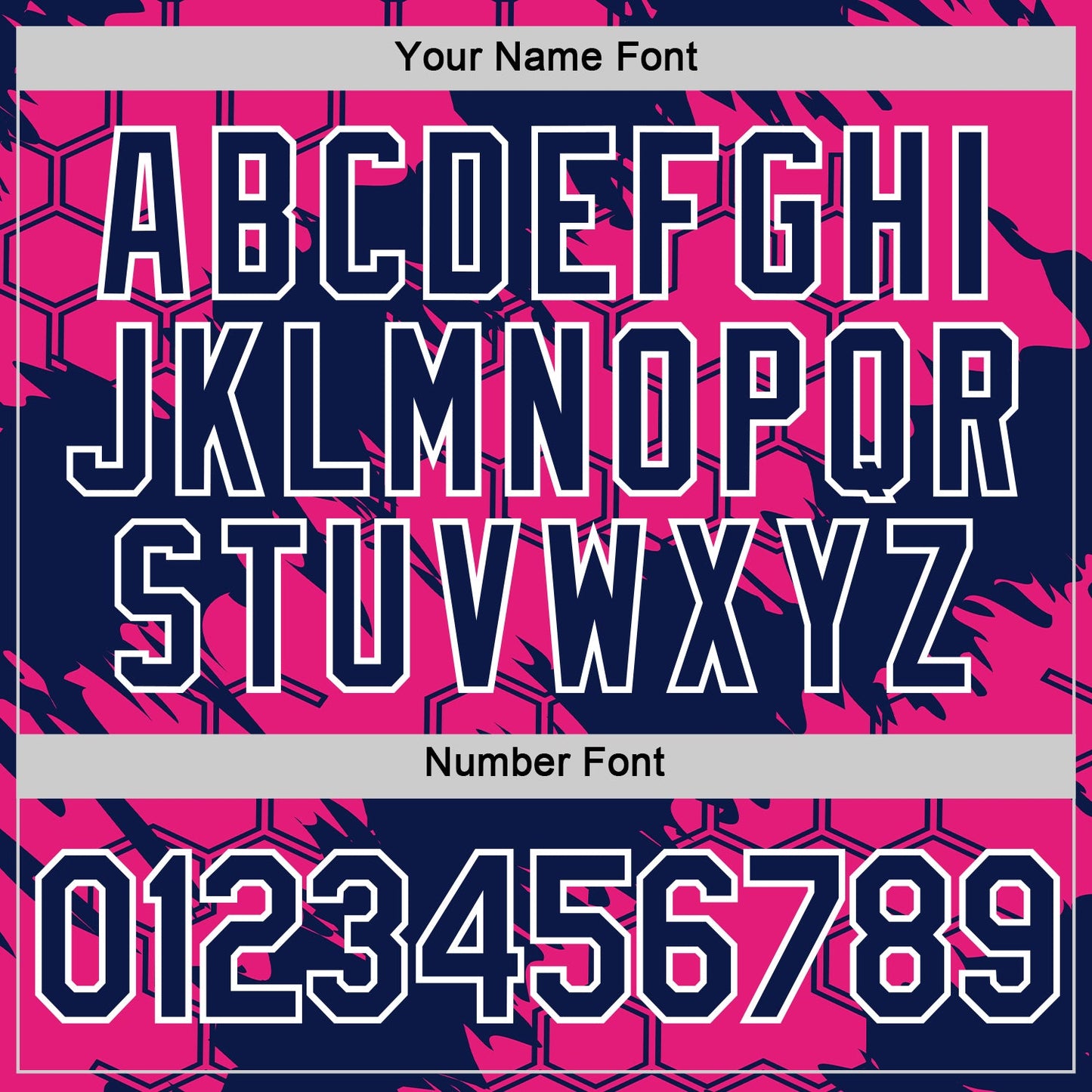 Custom Hot Pink Navy-White 3D Esports Performance T-Shirt view 4